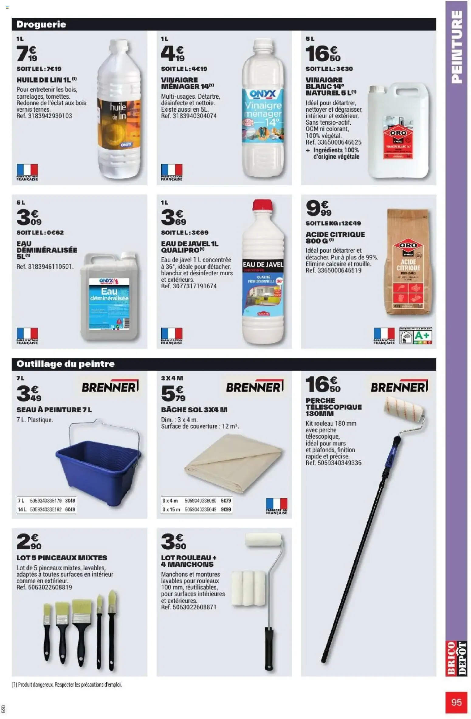 L'OFFICIEL DU BRICOLAGE - Automne du 17 septembre au 1 octobre 2026 - Catalogue page 95
