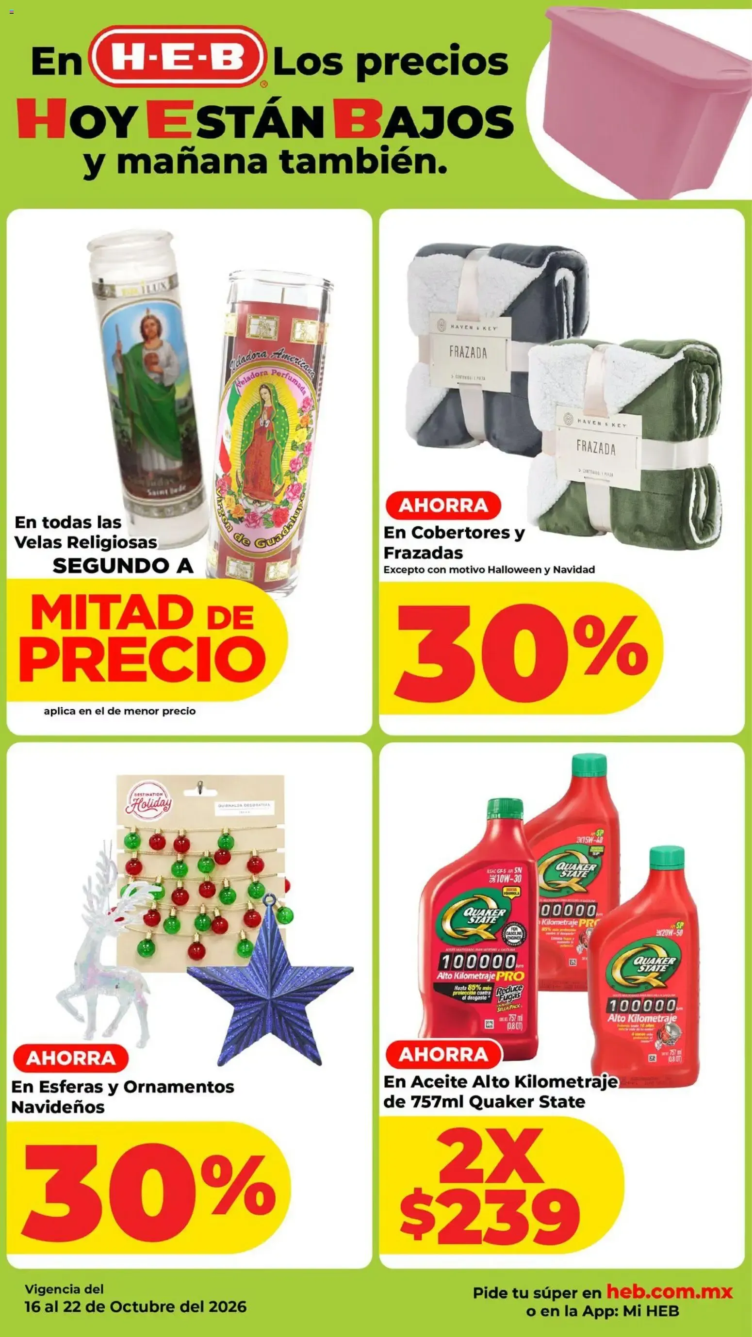 Catálogo de En H-E-B Los precios HOY ESTÁN BAJOS y mañana también. 16 de octubre al 19 de octubre 2026 - Pagina 11
