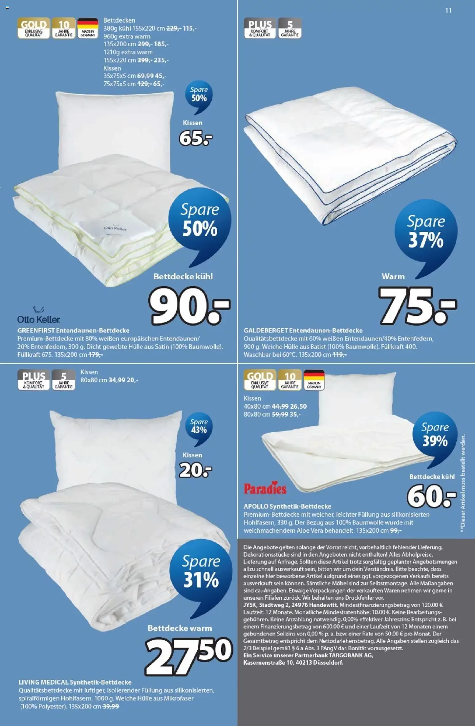 JYSK - Scandinavian Sleeping & Living: Ahorra hasta un 60% von 18. September bis 17. Oktober 2026 - Prospekt seite 11