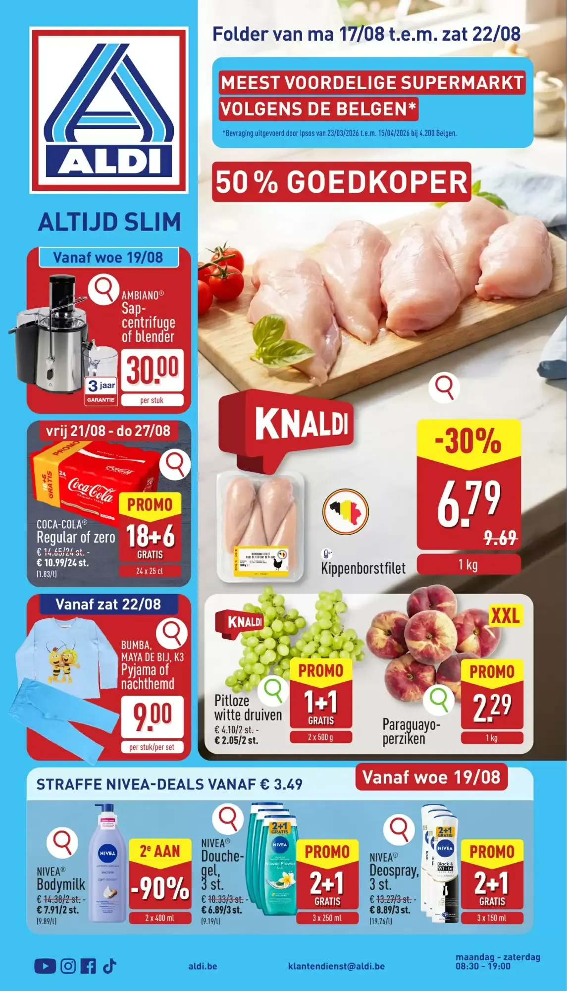 ALDI folder week 34 van 17 augustus tot 22 augustus 2026 - folder pagina 1