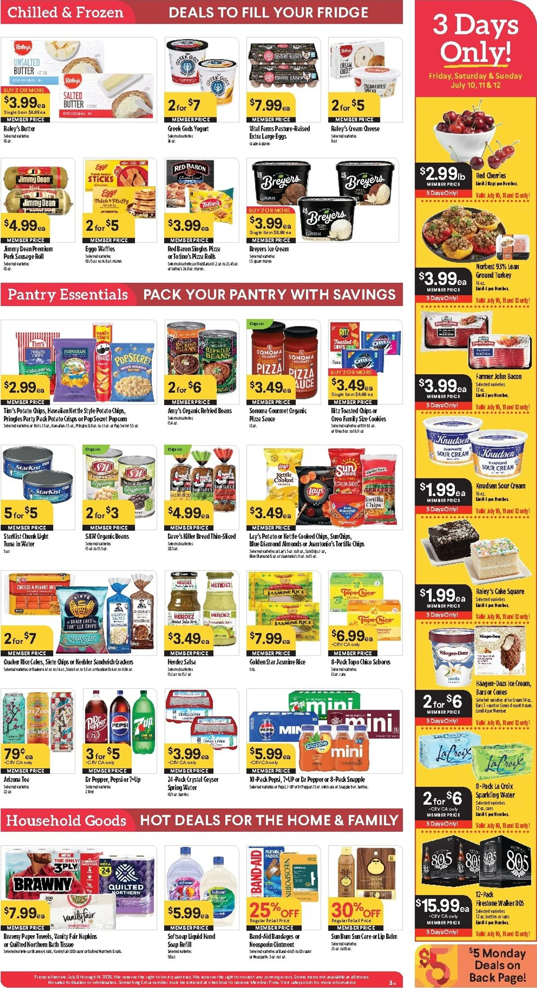 Weekly ad Current Raley's leaflet valid from Wednesday 07/08/2026 to Tuesday 07/14/2026 from July 8 to July 14 2026 - Page 5