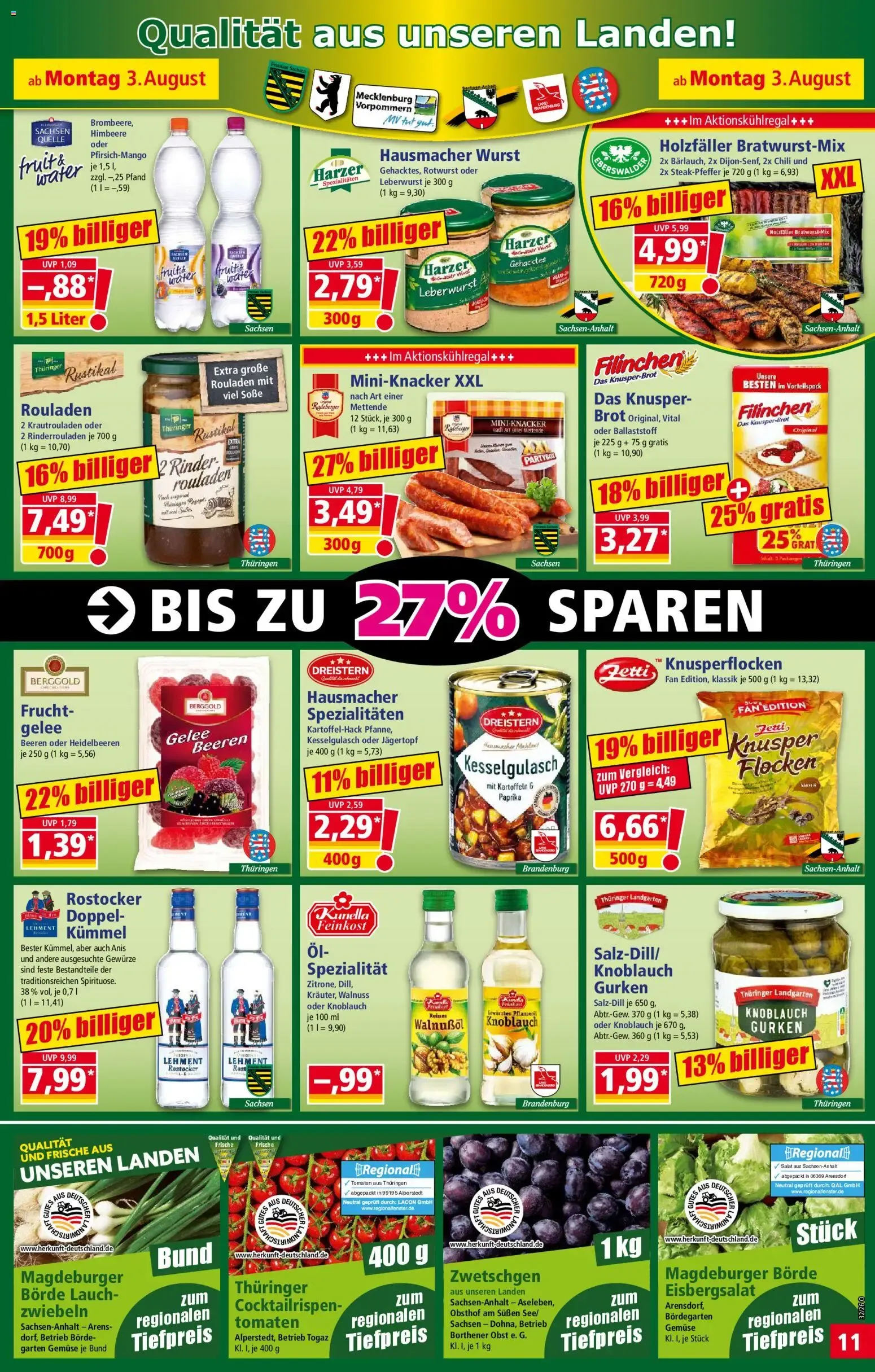 NORMA Mehr fürs Geld. Coole SOMMERBASICS von 3. August bis 9. August 2026 - Prospekt seite 11