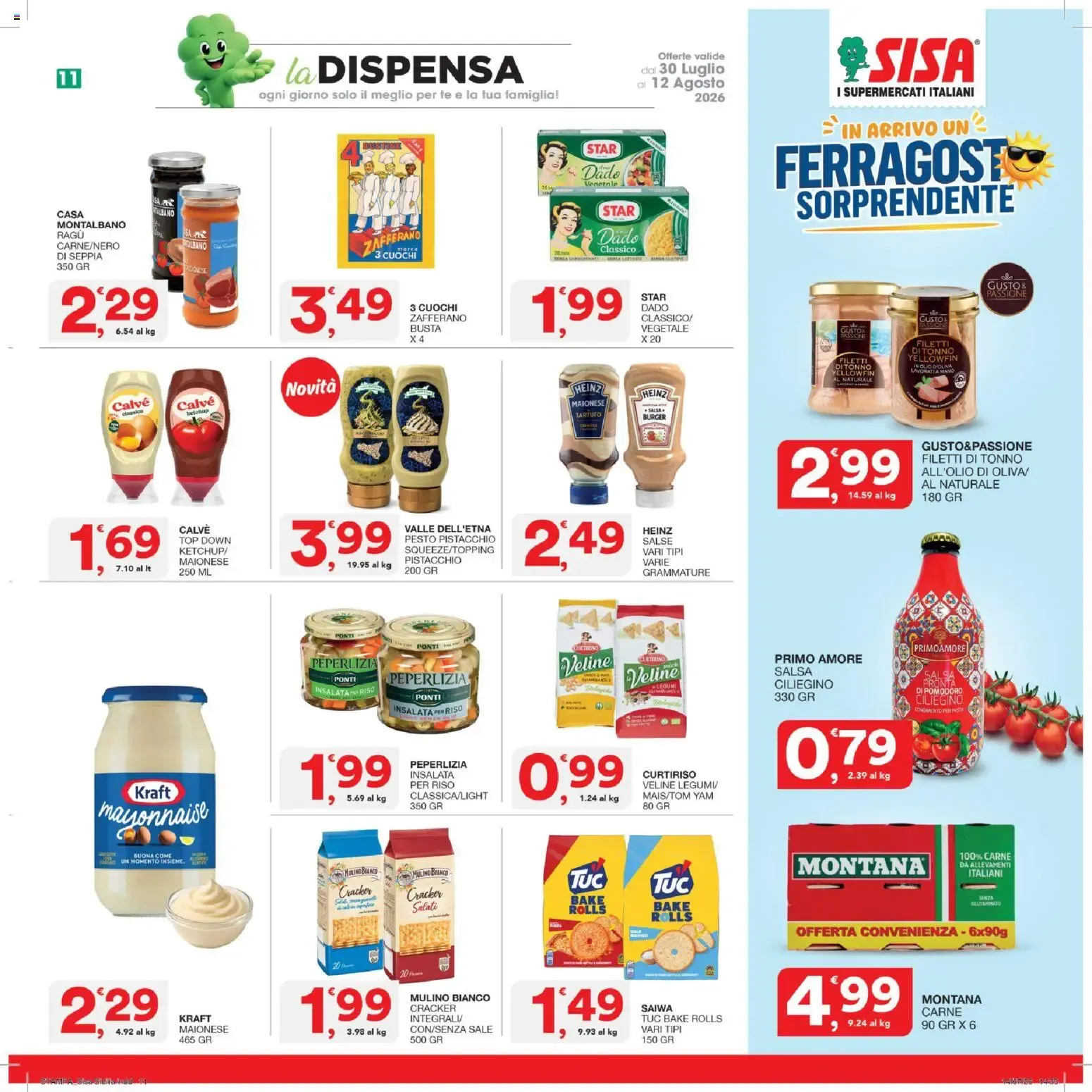 Nuovo SISA volantino dal 30/07/2026 > offerte anteprima 🛍️ da 30 luglio a 12 agosto di 2026 - Pagina del volantino 11