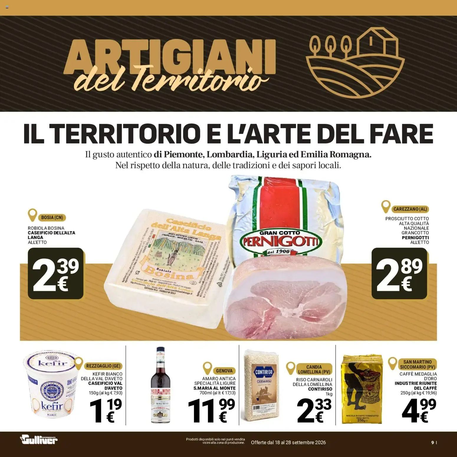 Nuovo Gulliver volantino dal 18/09/2026 > offerte anteprima 🛍️ da 18 settembre a 28 settembre di 2026 - Pagina del volantino 9
