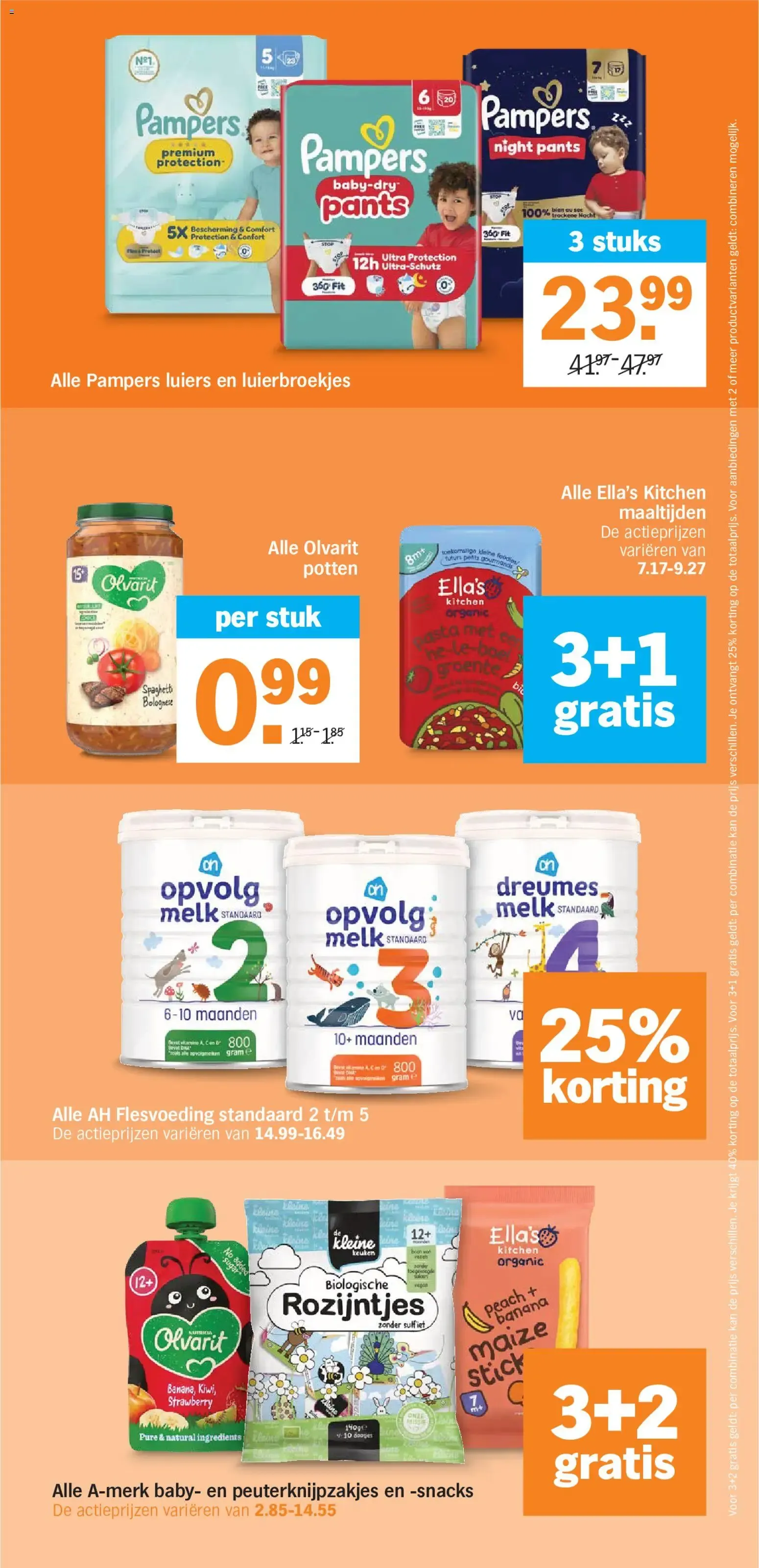 AH Bonus: 1+1 gratis en pasta's y salsas van 26 oktober tot 1 november 2026 - Folder pagina 35