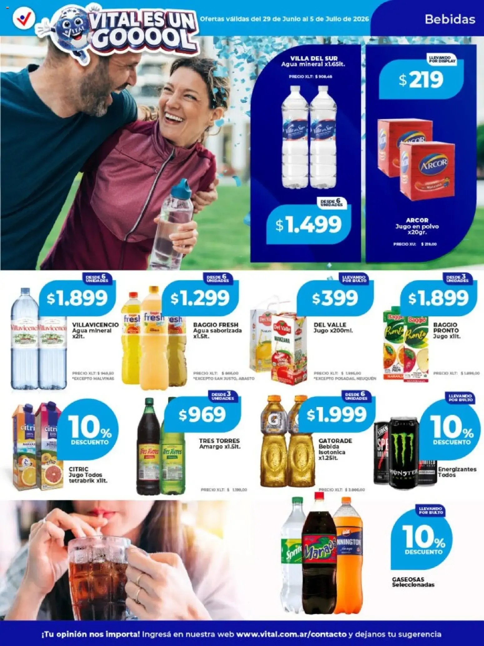 Ofertas de Vital - Ofertas || del 29/06/2026 - 05/07/2026 || Catálogo 29 de junio al 5 de julio 2026 - Página 11 del catálogo