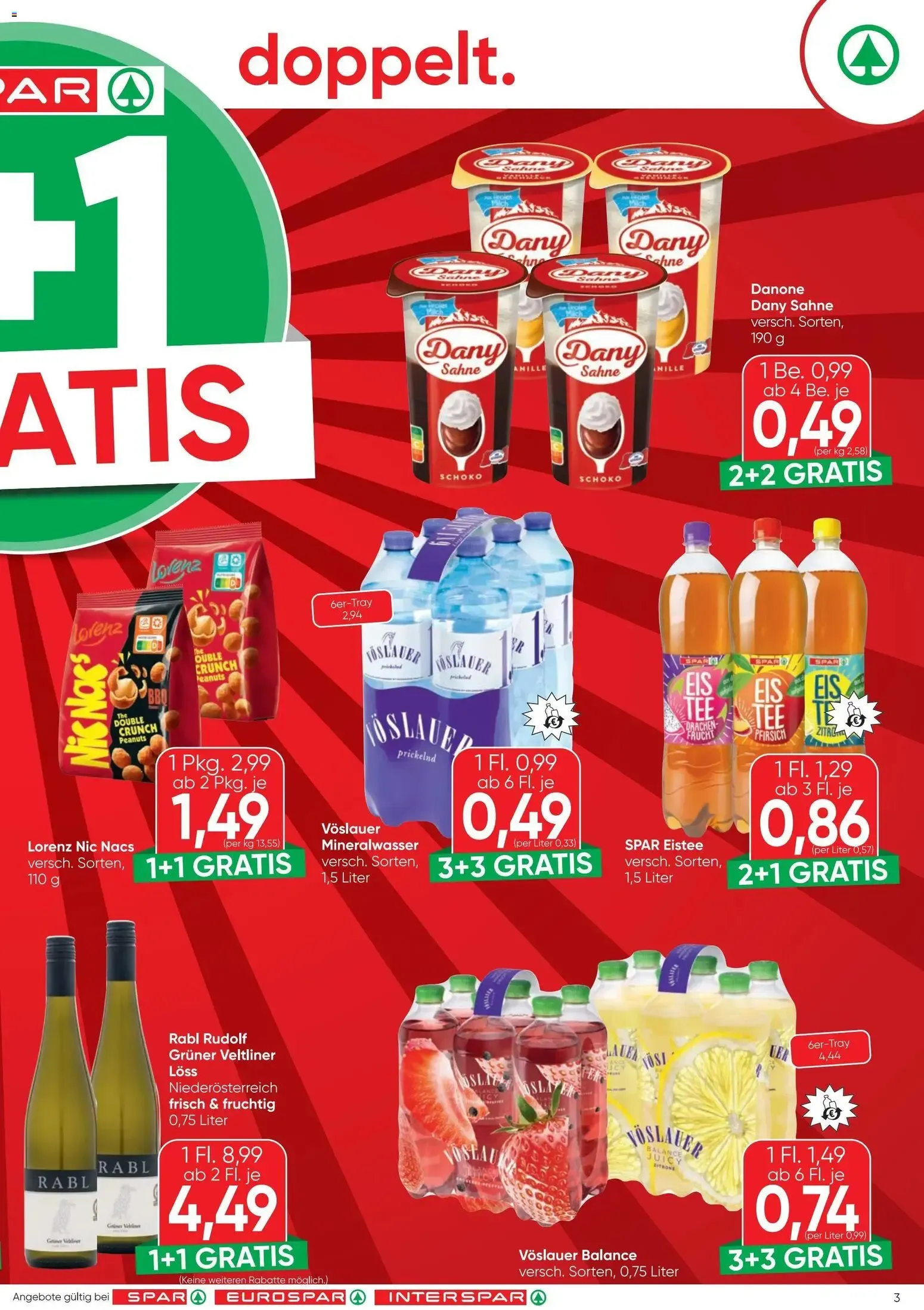 Spar - Flugblatt (18.06.2026) - Angebote und Prospekt von 18. Juni bis 30. Juni 2026 - Flugblätt seite  3