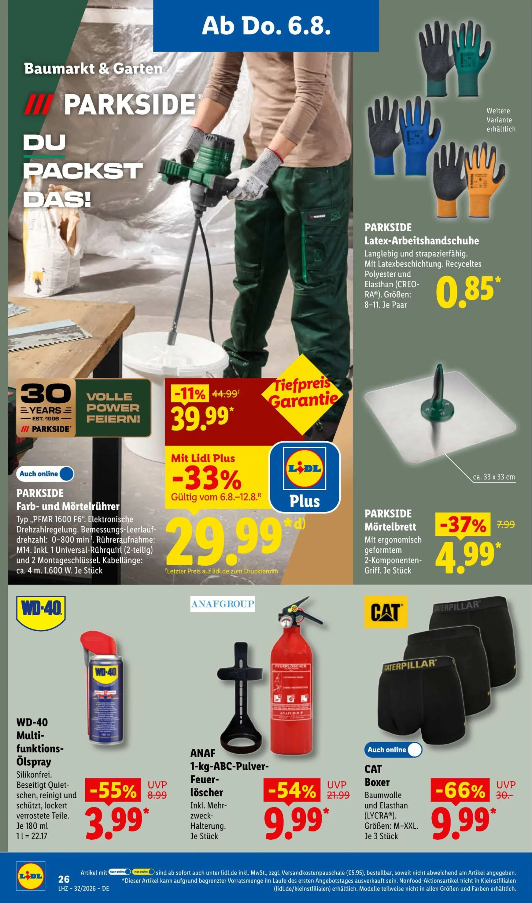 Lidl Prospekt nächste Woche – von Montag 03.08.2026 bis Samstag 08.08.2026 von 3. August bis 8. August 2026 - Prospekt seite 43
