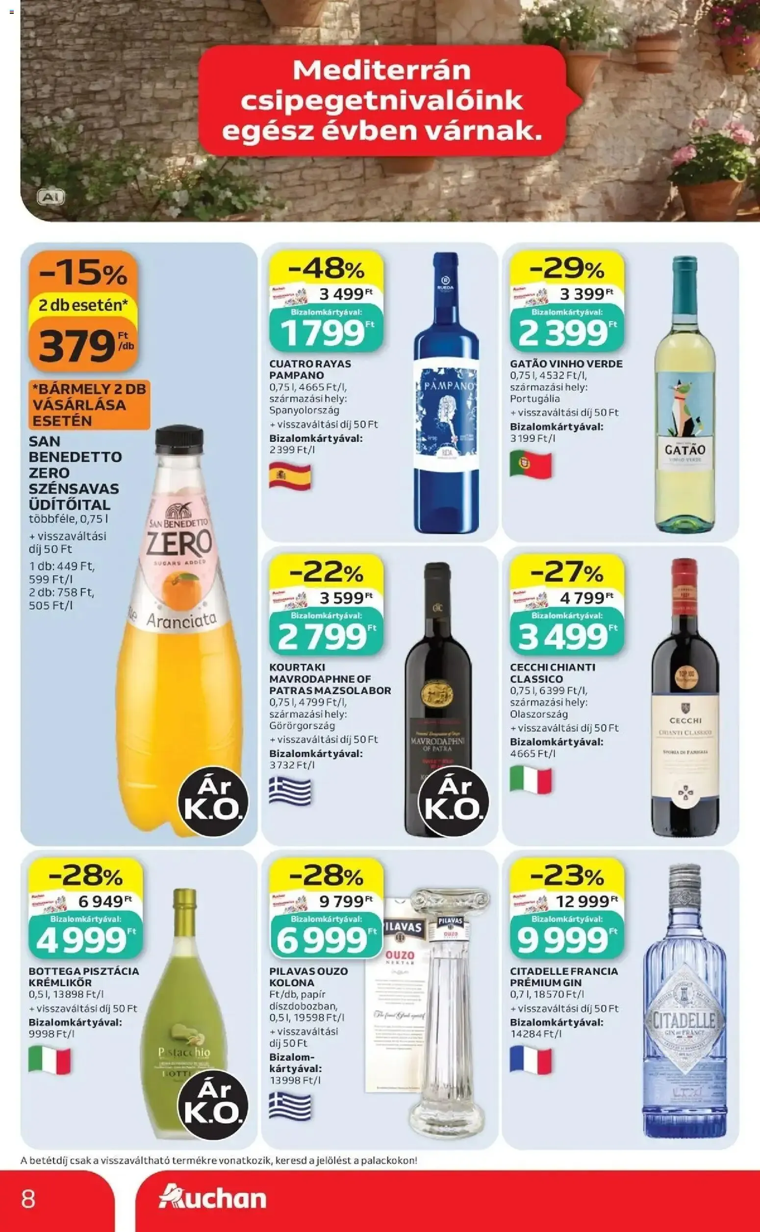 Katalógus Auchan Nemzetközi konyha ajánlatok Fót - 2026.09.10. -tól/töl > akció, lapozható szórólap 🛍️ szeptember 10.-tól szeptember 23.-ig 2026. - Oldal 8