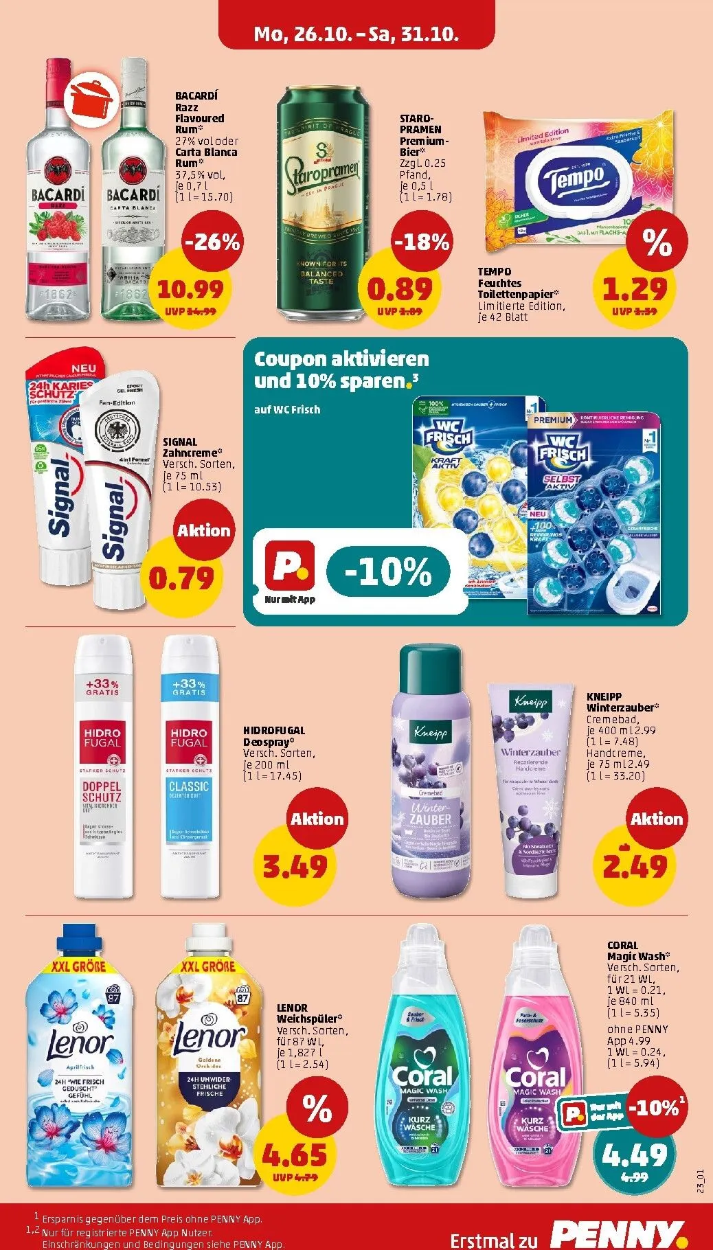 PENNY Prospekt nächste Woche – von Montag 26.10.2026 bis Samstag 31.10.2026 von 26. Oktober bis 31. Oktober 2026 - Prospekt seite 25