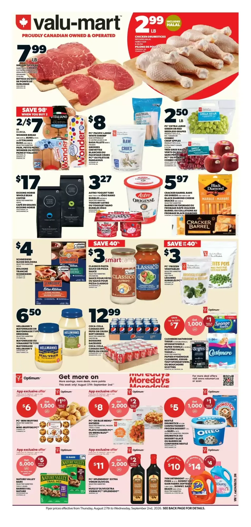 Valu-mart flyer week 35 from August 27 to September 2 2026 - flyer page 1