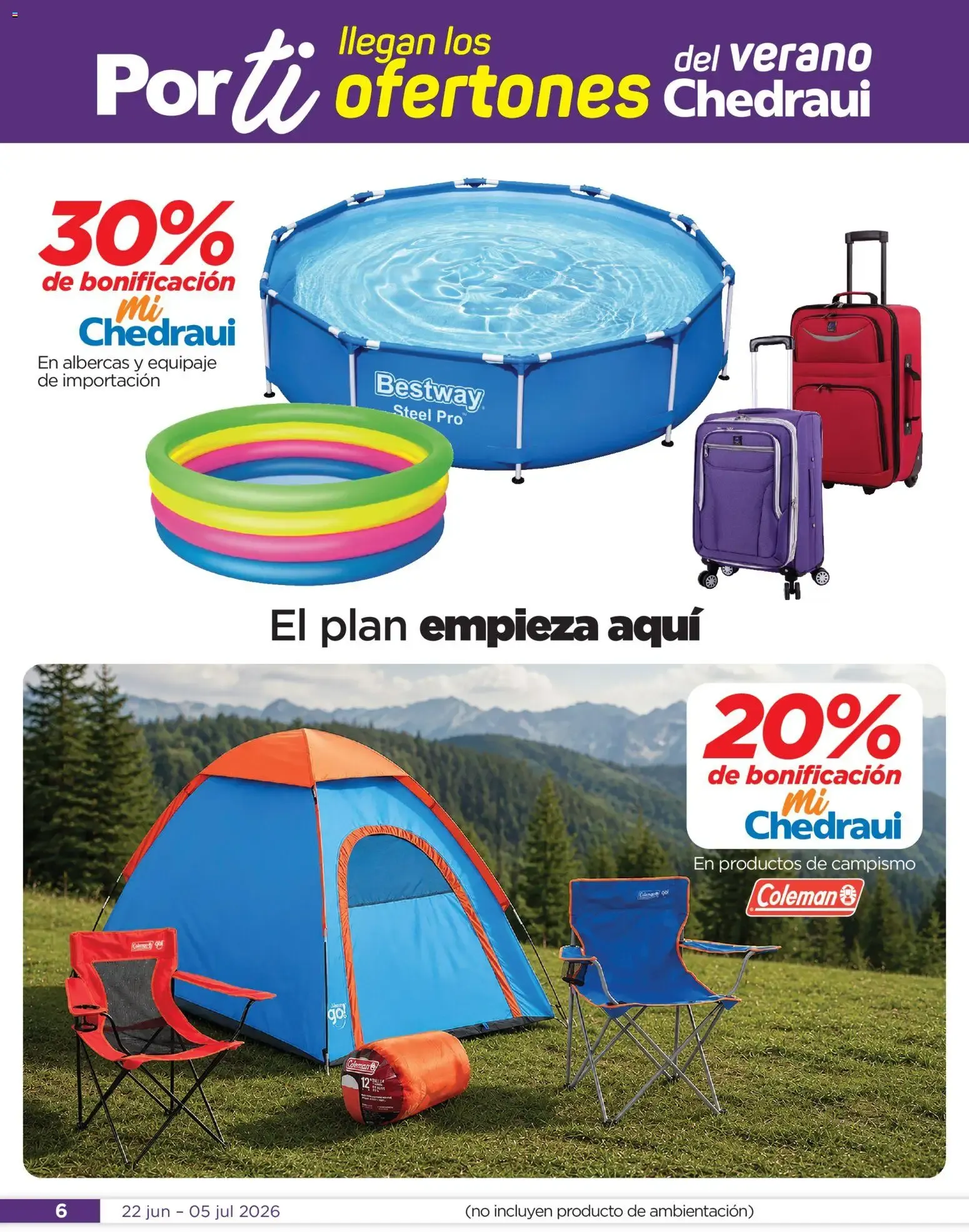 Catálogo de Chedraui folleto Ofertones del verano (22/06/2026 - 05/07/2026) - catálogo en línea 22 de junio al 5 de julio 2026 - Pagina 6