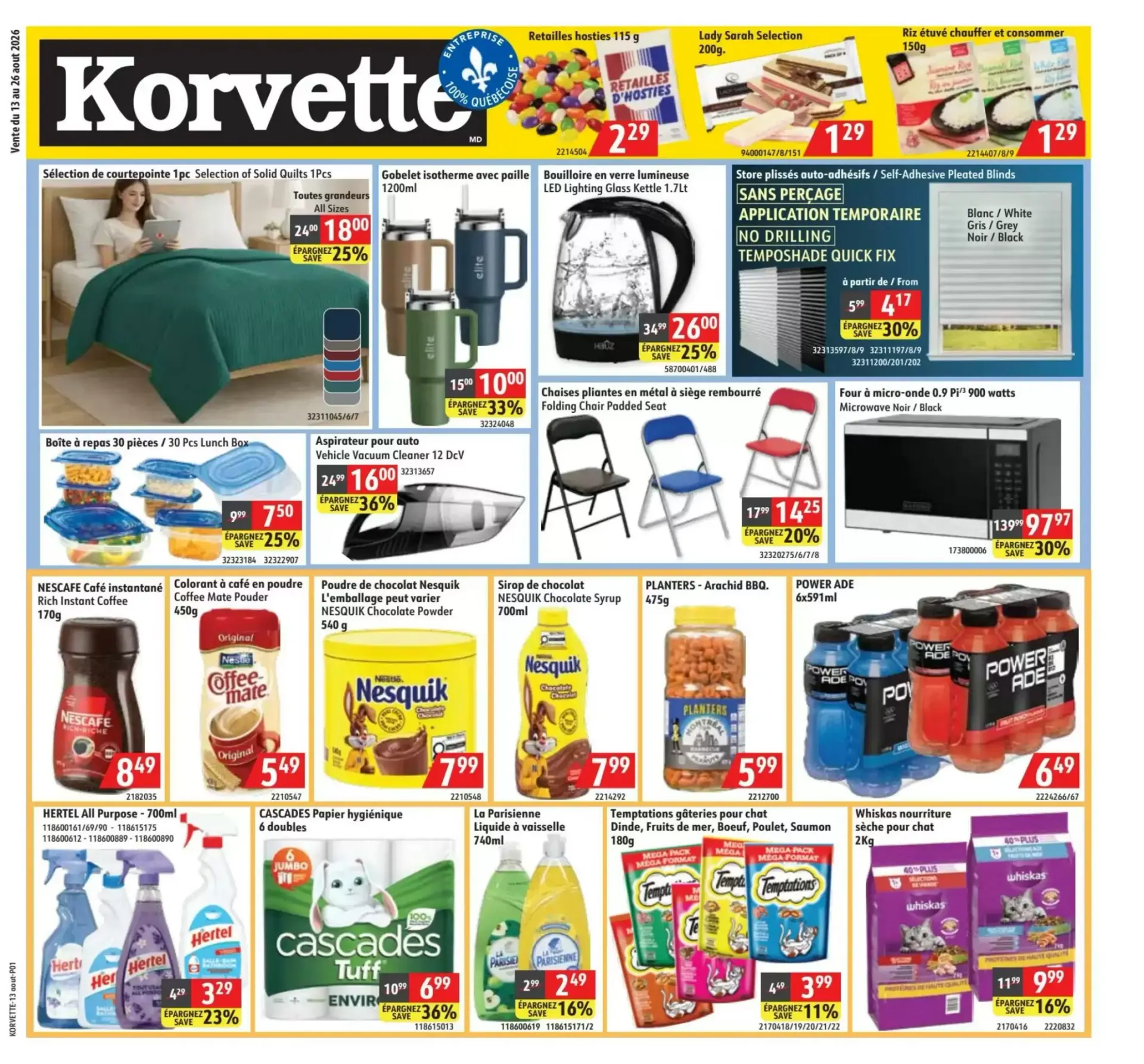 Korvette flyer from August 13 to August 26 2026 - flyer page 1