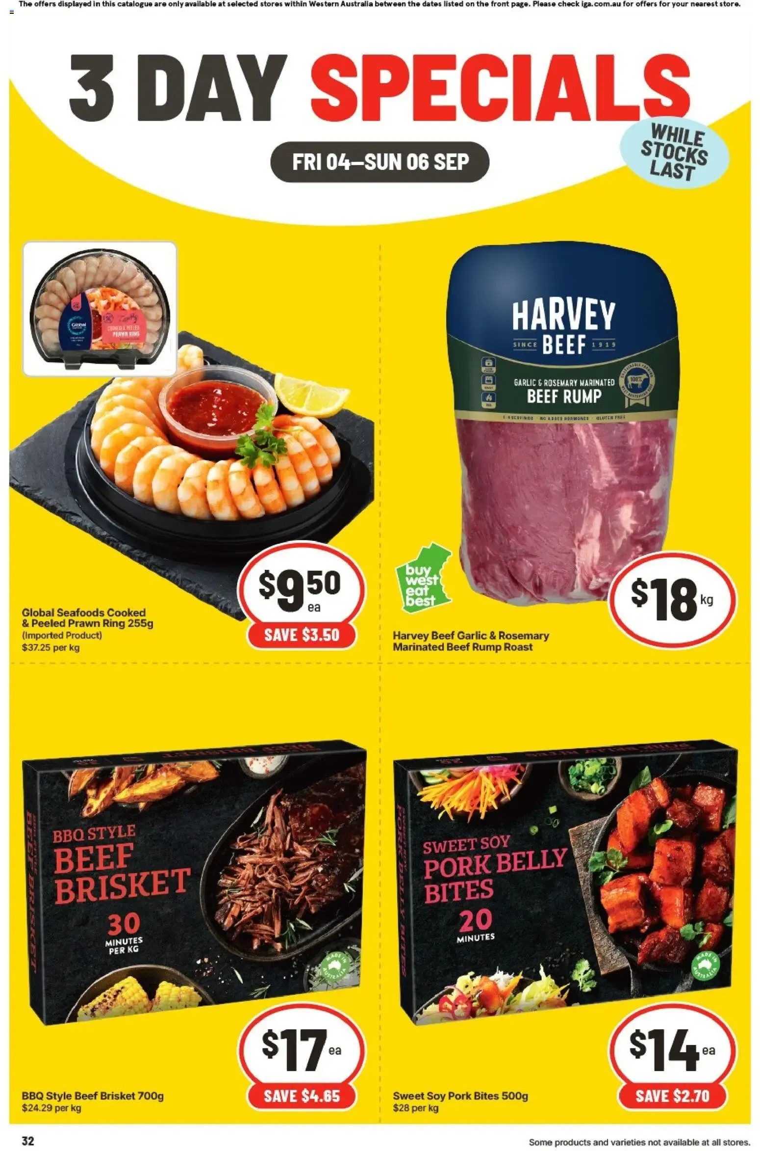 3 Day Specials - Catalogue valid from 4 September to 6 September 2026 - page 1