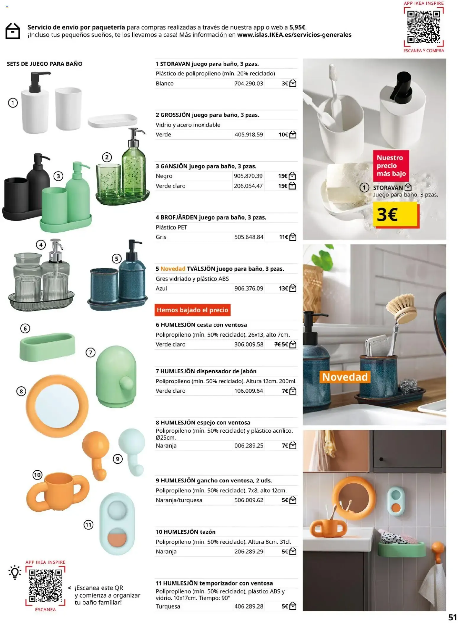 Catálogo de GUÍA DE COMPRA Muebles para el baño 1 de septiembre al 31 de enero 2027 - Página 51