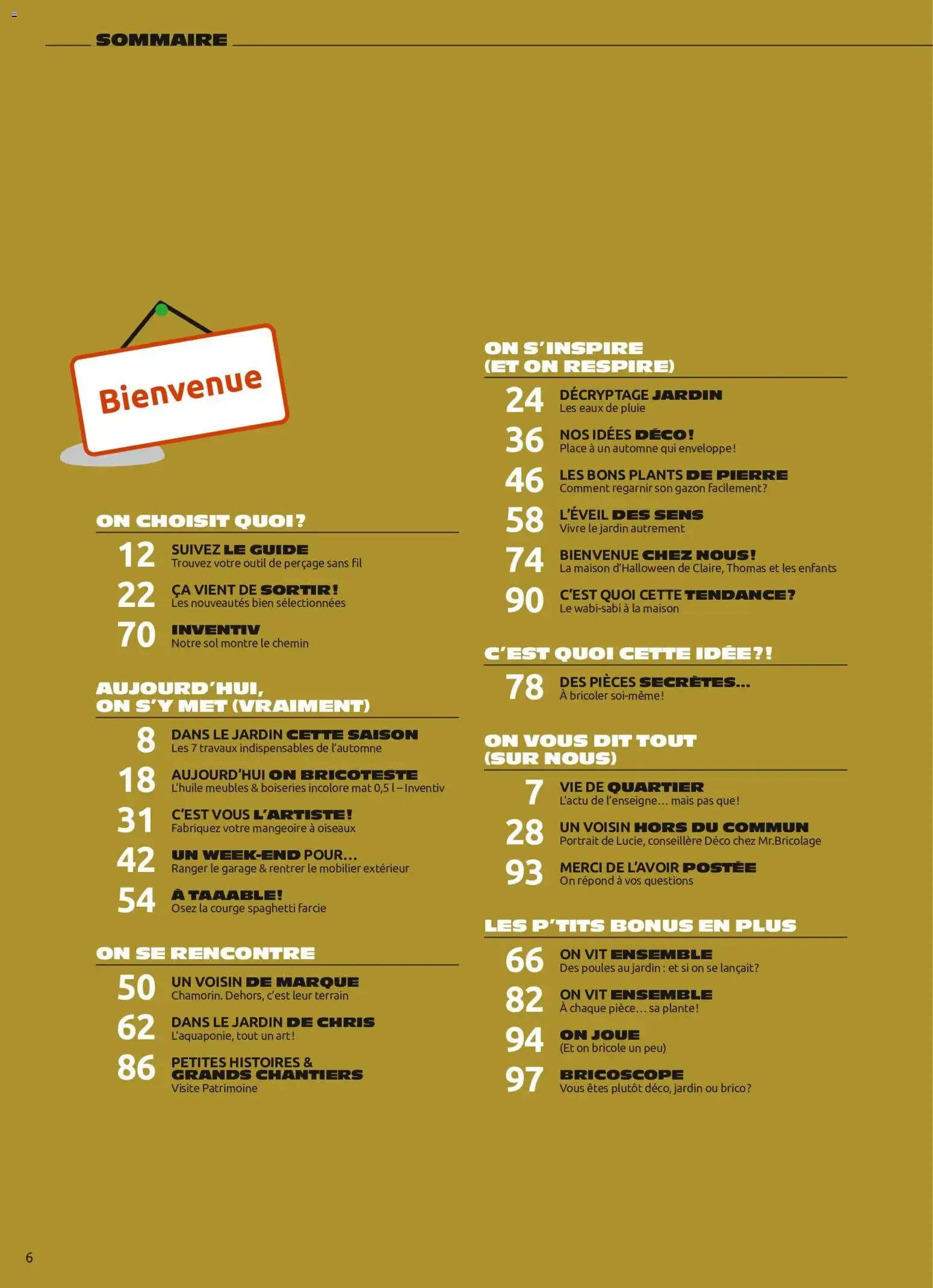 Entre Voisins... Magazine Mr. Bricolage Automne 2026 du 18 septembre au 4 novembre 2026 - Catalogue page 6