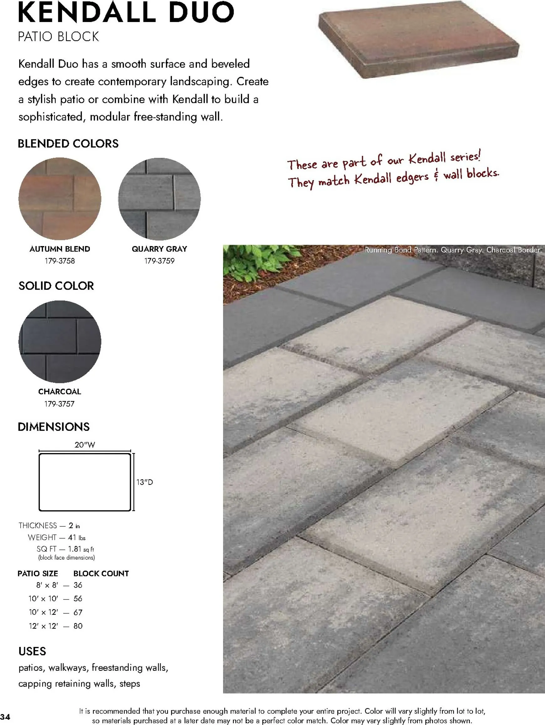 Weekly ad Current Menards - Landscape Block Catalog leaflet valid from Thursday 04/02/2026 to Thursday 12/31/2026 from April 2 to December 31 2026 - Page 35