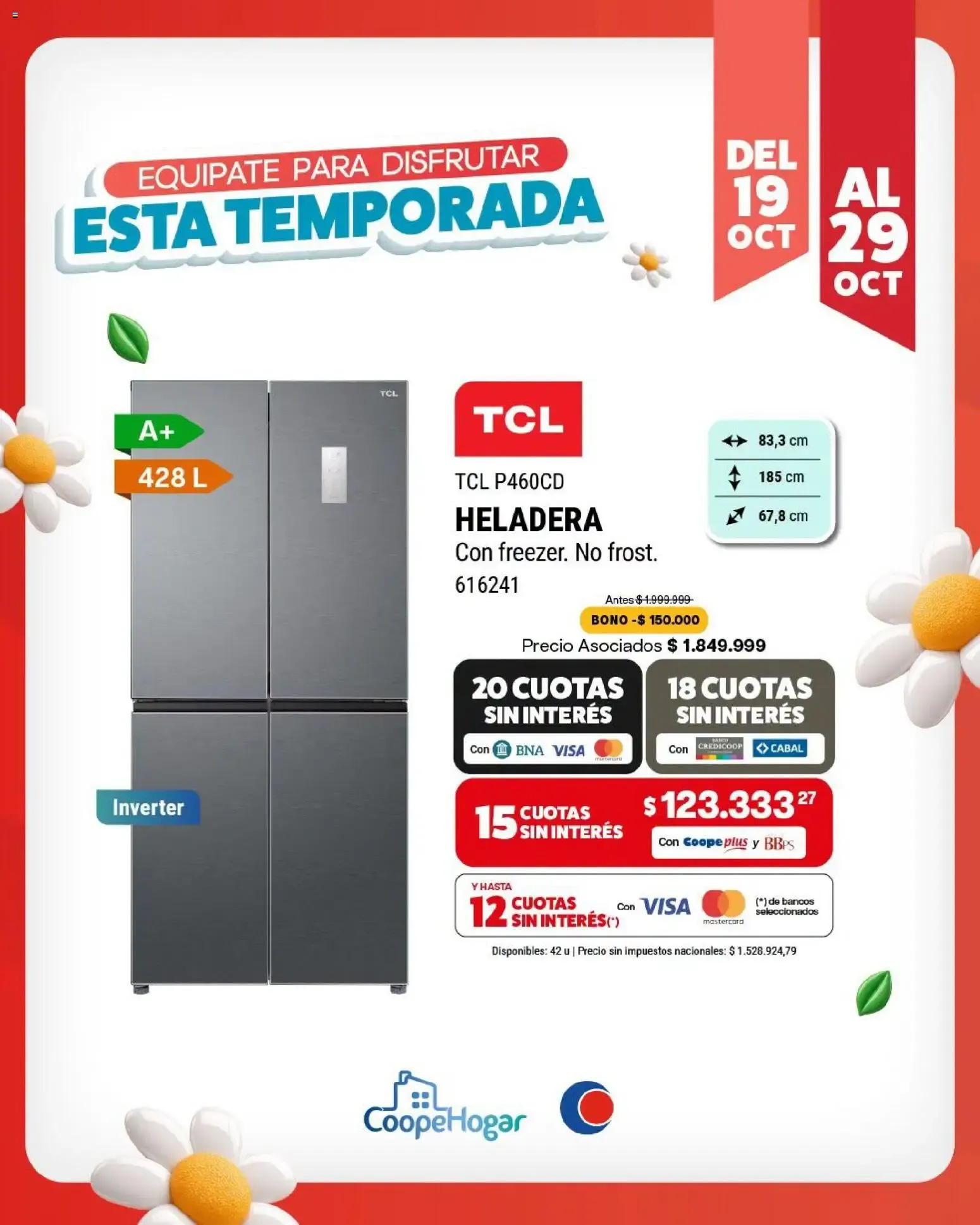 Ofertas de Cooperativa Obrera - Equipate para disfrutar esta temporada del 19/10/2026 - 29/10/2026 19 de octubre al 29 de octubre 2026 - Página 6 del catálogo