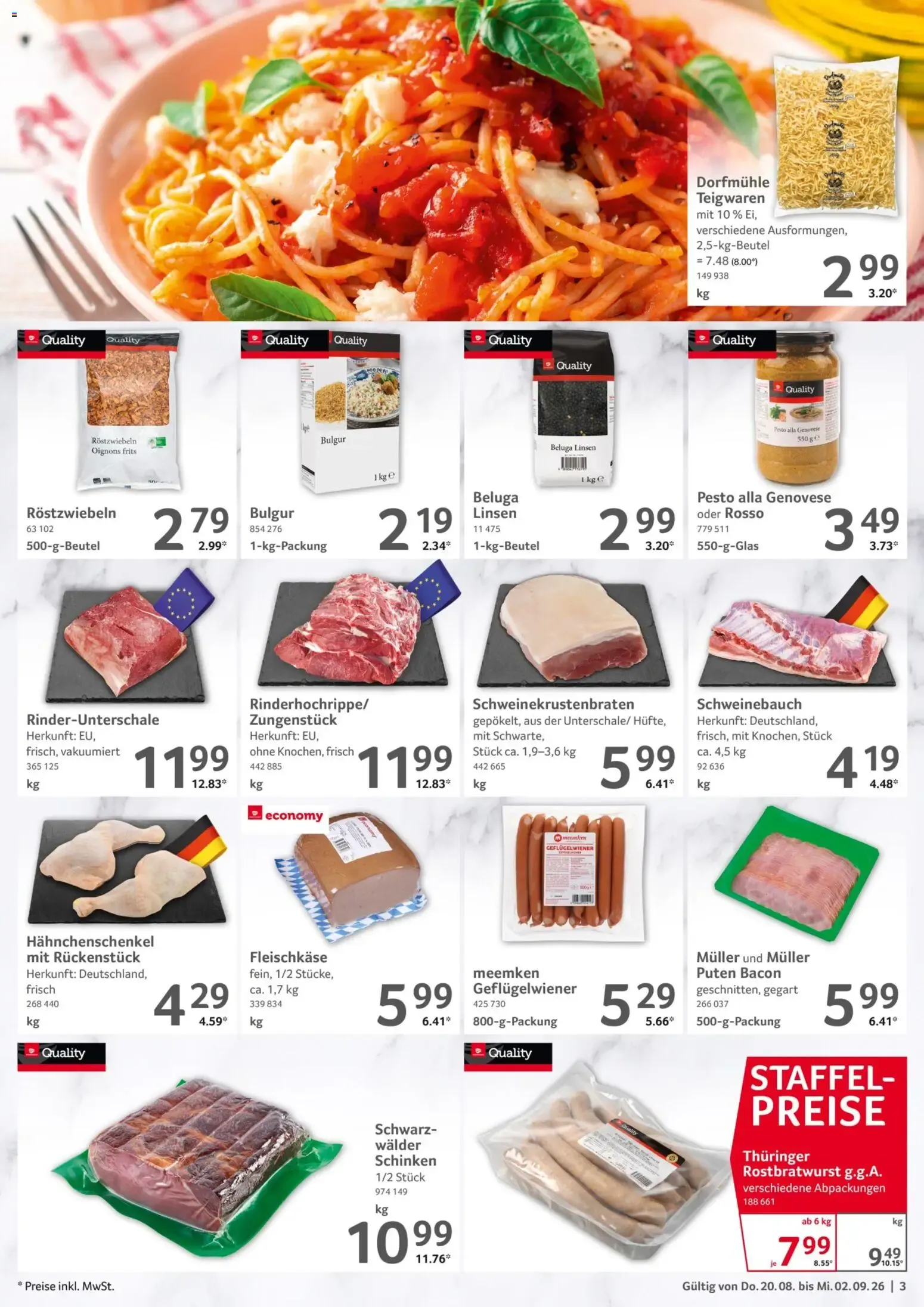 Selgros Gastronomie für unsere Profi-Gastro-Kunden von 20. August bis 2. September 2026 - Prospekt seite 3