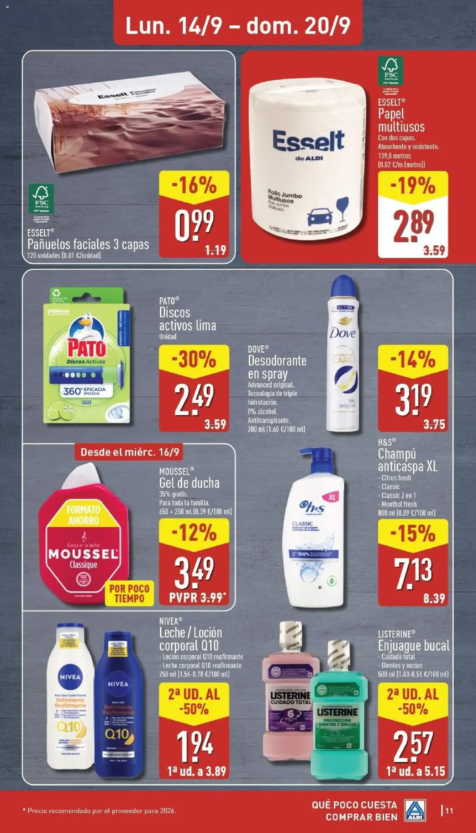 Catálogo de Aldi folleto Península del 14/09/2026 | Catálogo 14 de septiembre al 20 de septiembre 2026 - Página 11
