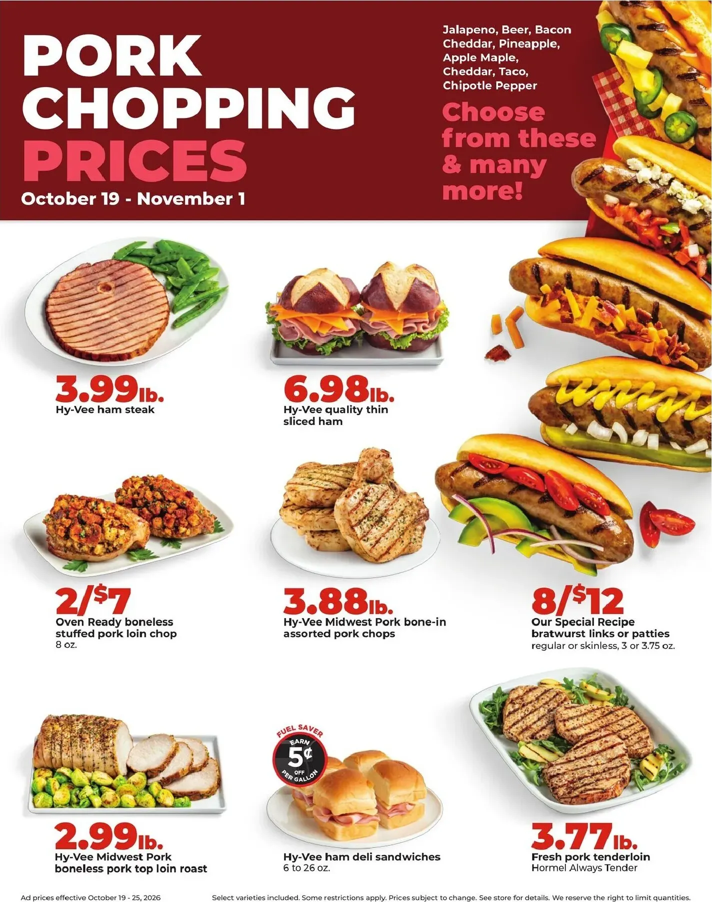 Weekly promotion Current Hy Vee leaflet valid from Monday 10/19/2026 to Sunday 10/25/2026 spanning from October 19 to October 25 2026 - Page 13 for Catalogue 365