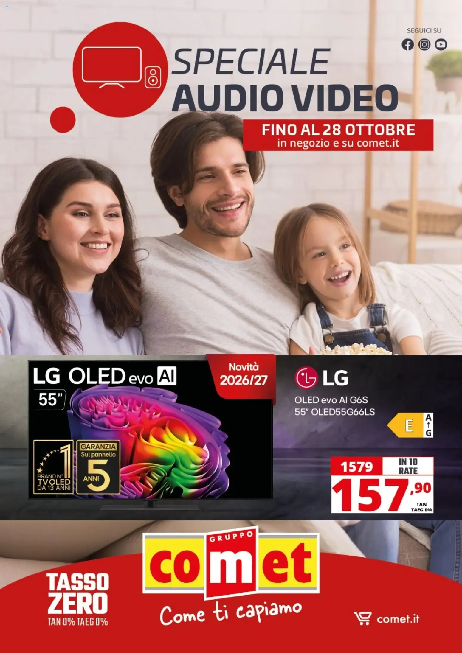 Nuovo Comet volantino Audio Video dal 09/10/2026 > offerte anteprima 🛍️ da 9 ottobre a 28 ottobre di 2026 - Pagina del volantino 1
