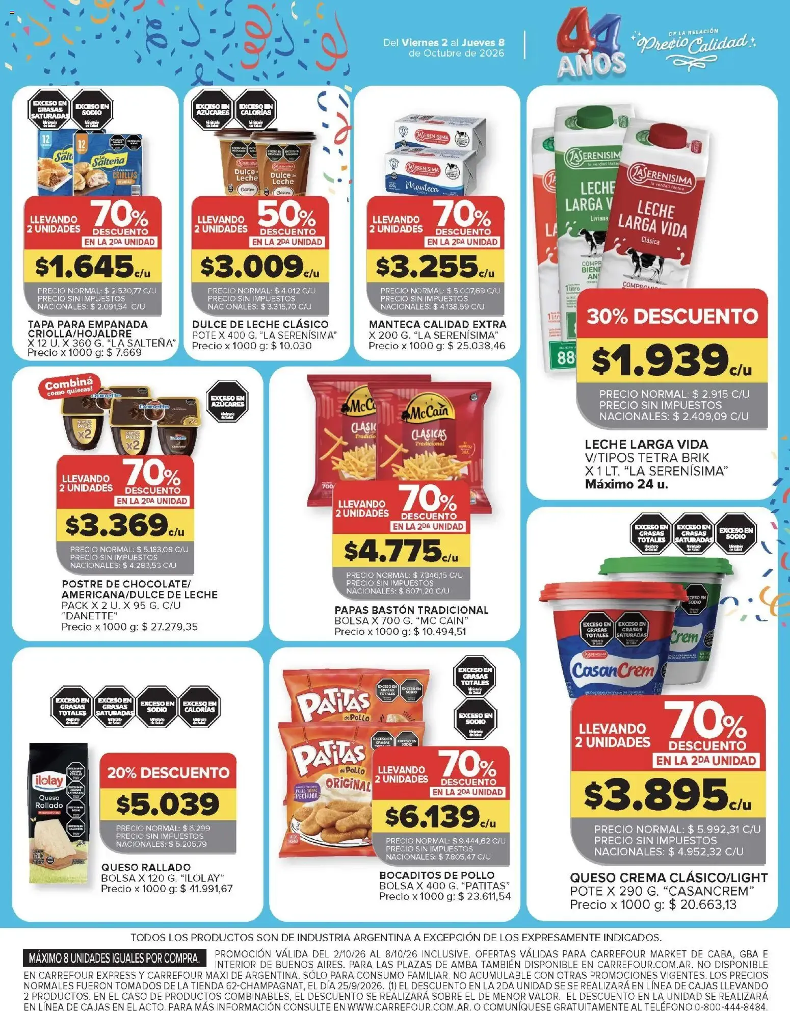 Ofertas de Carrefour Ofertas || del 02/10/2026 - 08/10/2026 || Promociones 2 de octubre al 8 de octubre 2026 - Página 49 del catálogo