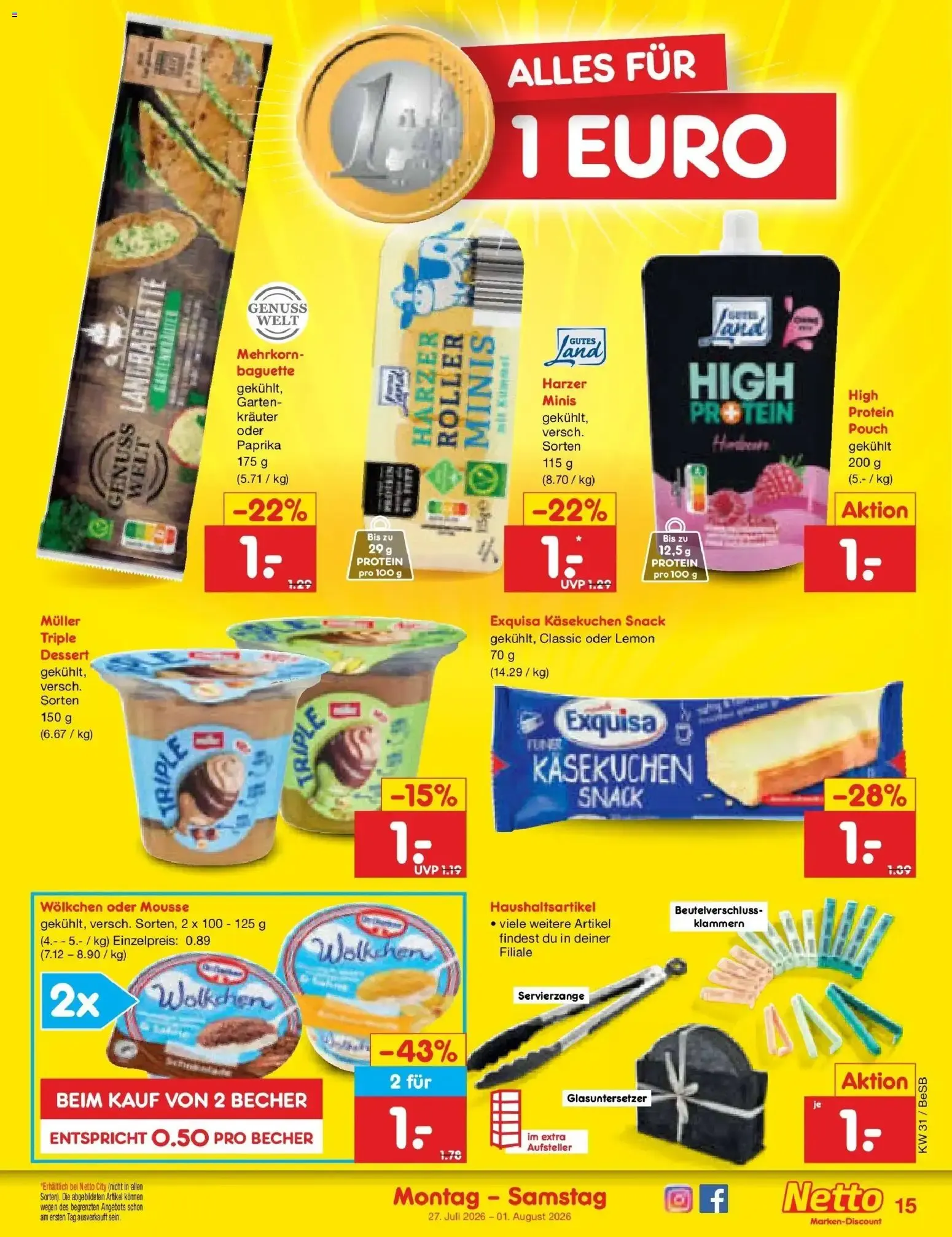 Netto Marken-Discount Prospekt Berlin-Prenzlauer Berg (ab 27.07.2026) » Angebote von 27. Juli bis 1. August 2026 - Prospekt seite 25