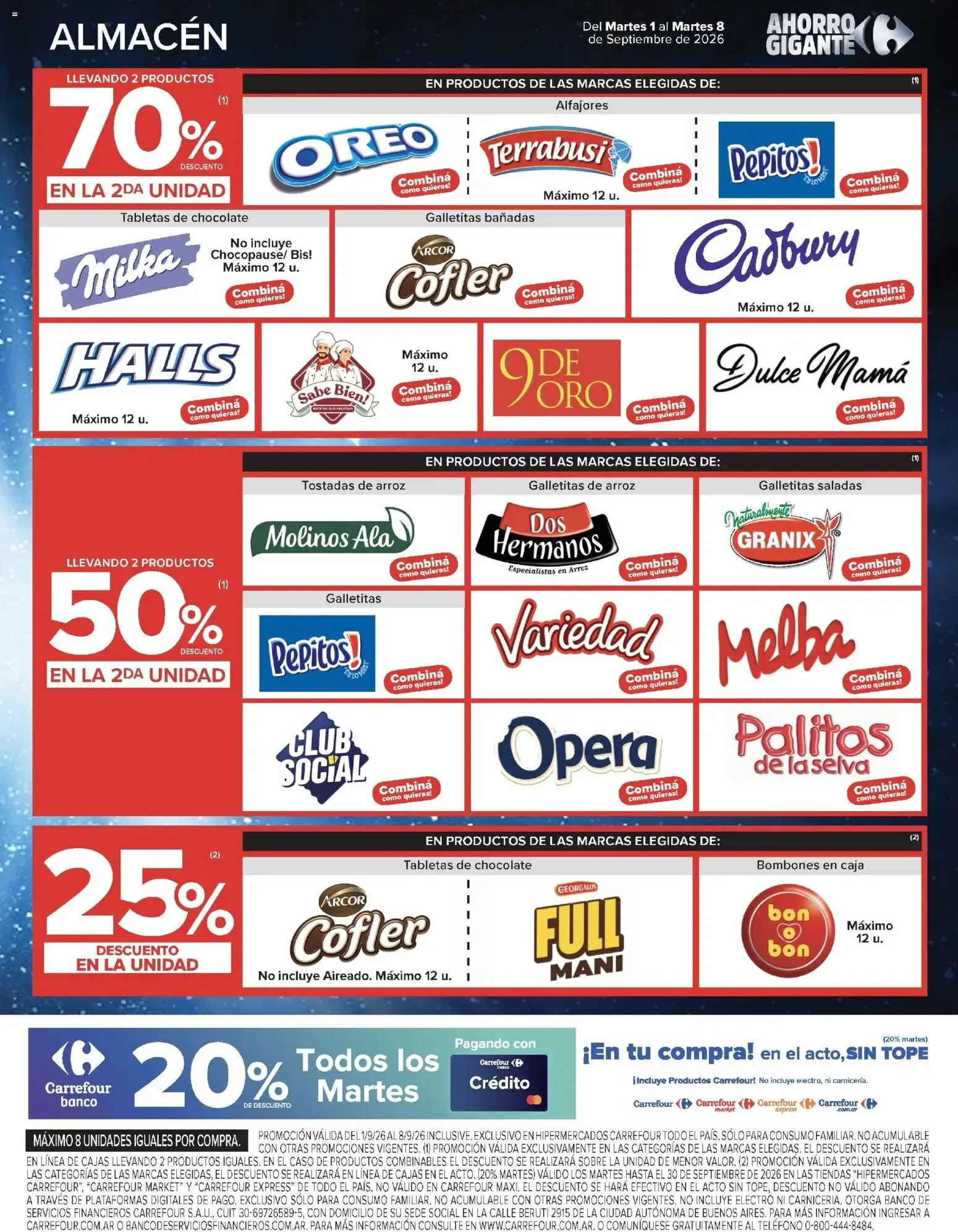 Ofertas de AHORRO GIGANTE 1 de septiembre al 8 de septiembre 2026 - Página 7 del catálogo