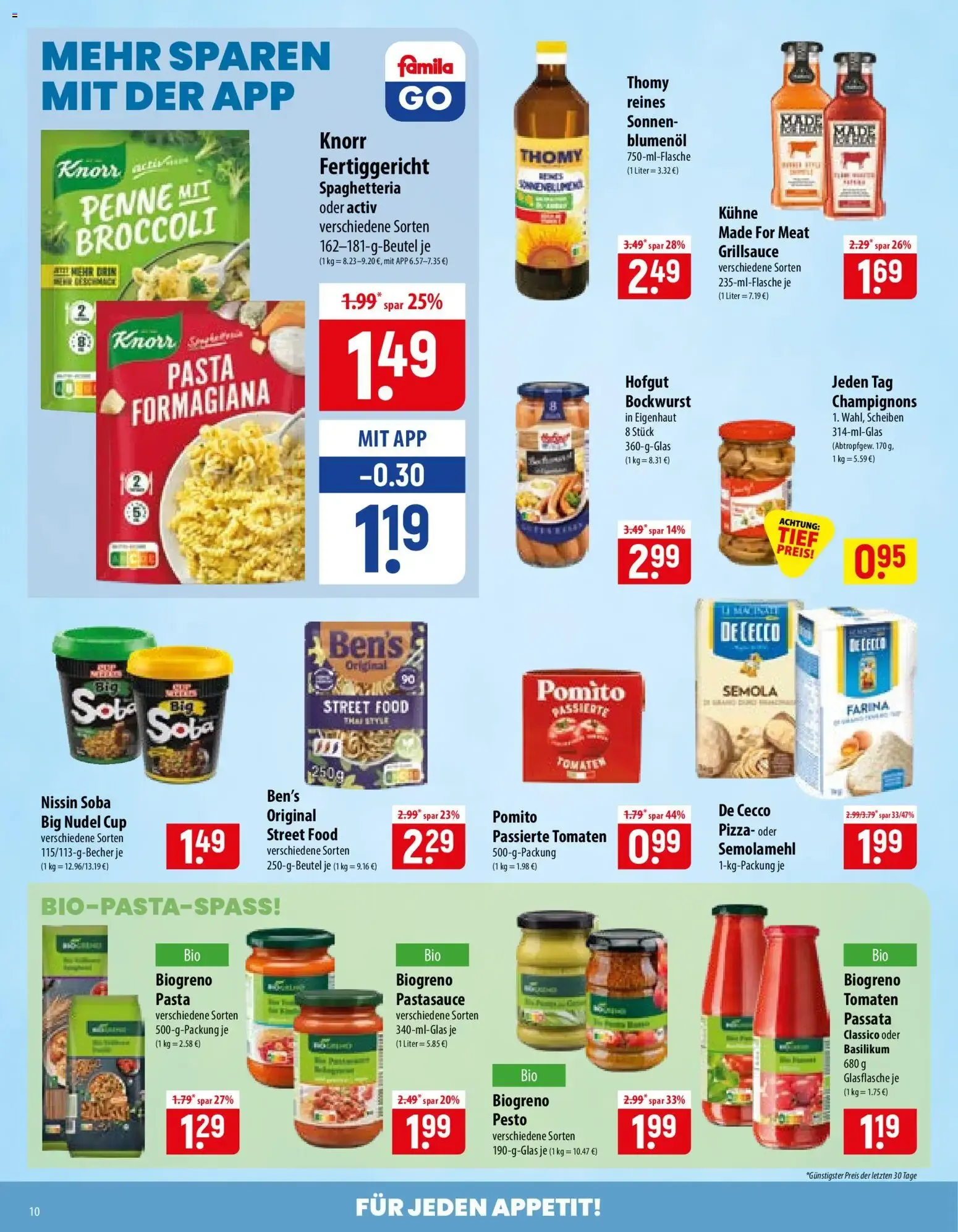 Famila besser als gut! von 27. Juli bis 1. August 2026 - Prospekt seite 10