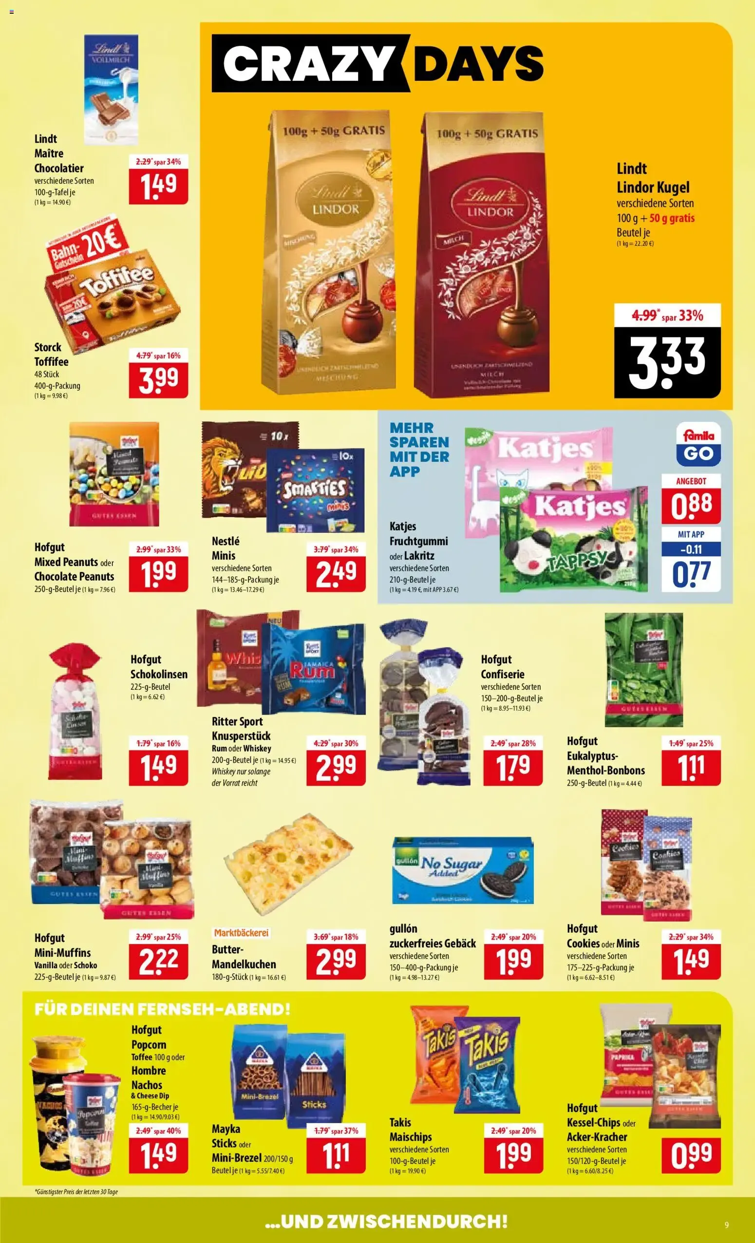 Famila Prospekt: Crazy Days von 31. August bis 5. September 2026 - Prospekt seite 9