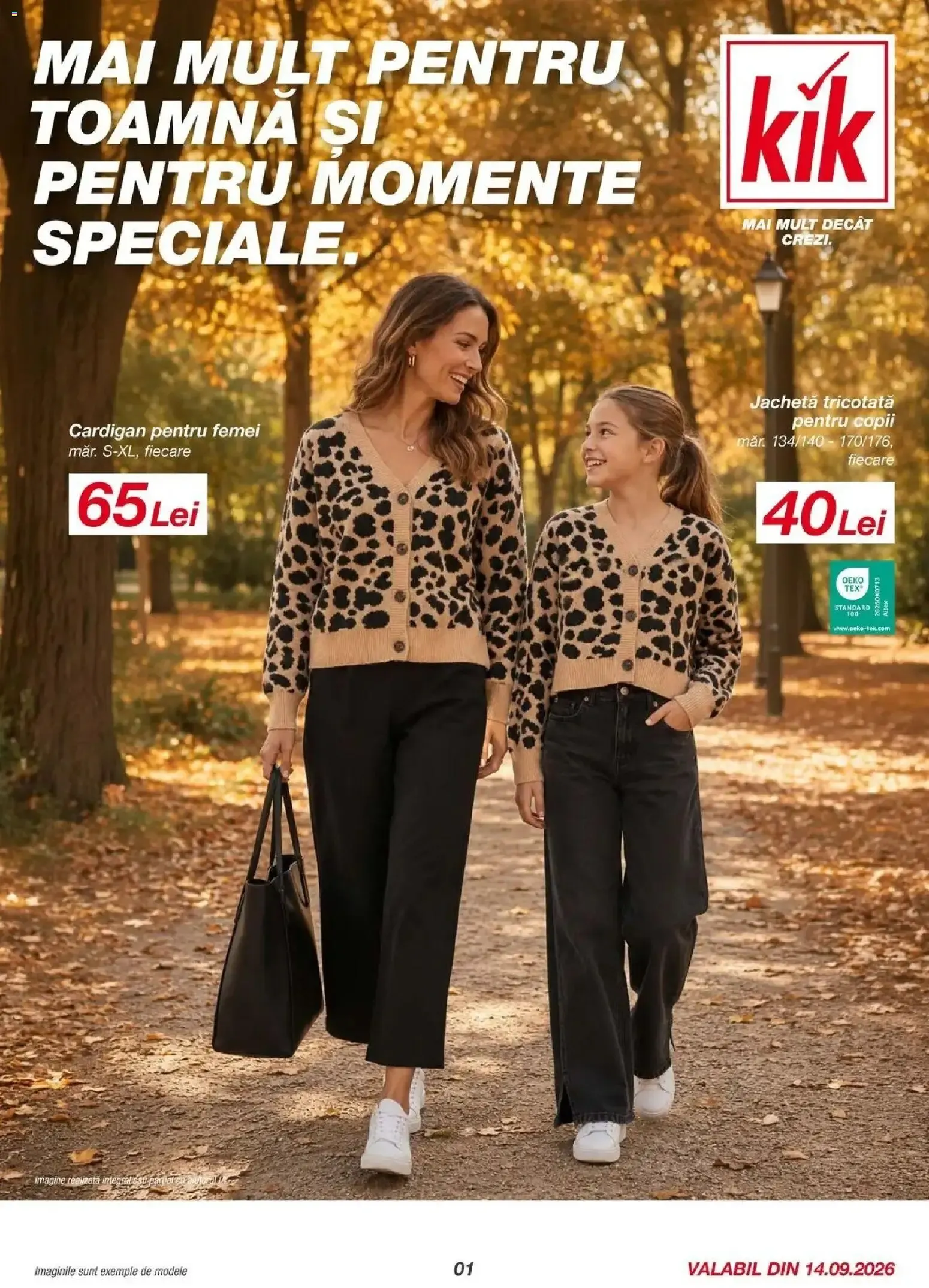 Catalog Kik - Más para otoño y para momentos especiales de la 14 septembrie până la 20 septembrie 2026 - Revista Pagina 1