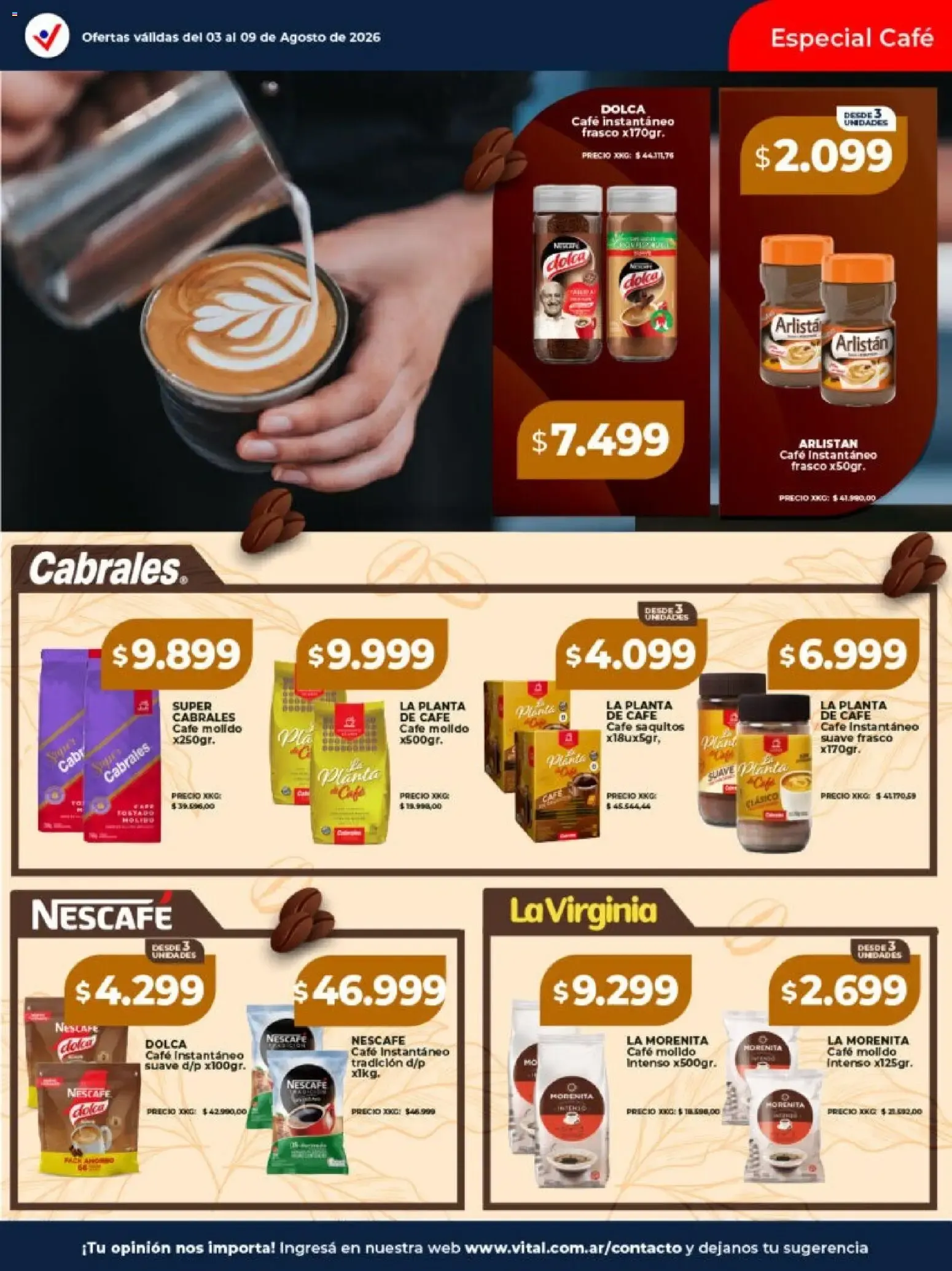 Ofertas de Vital - Ofertas || del 03/08/2026 - 09/08/2026 || Catálogo 3 de agosto al 9 de agosto 2026 - Página 19 del catálogo
