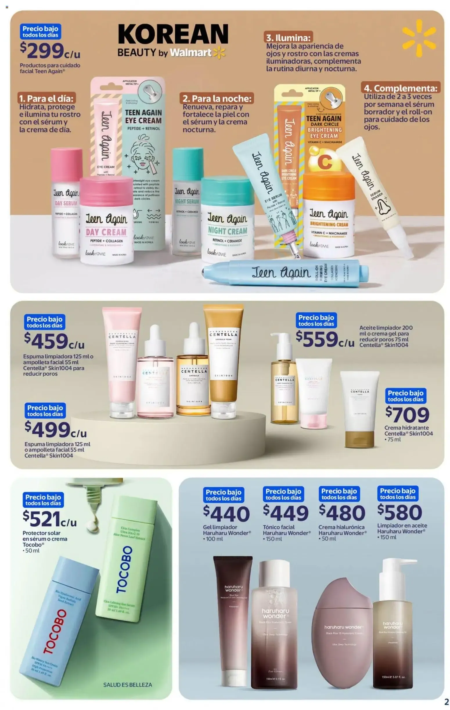 Catálogo de GLOWUP Tu rutina K-Beauty a precios bajos. KOREAN BEAUTY by Walmart 18 de septiembre al 4 de noviembre 2026 - Pagina 2