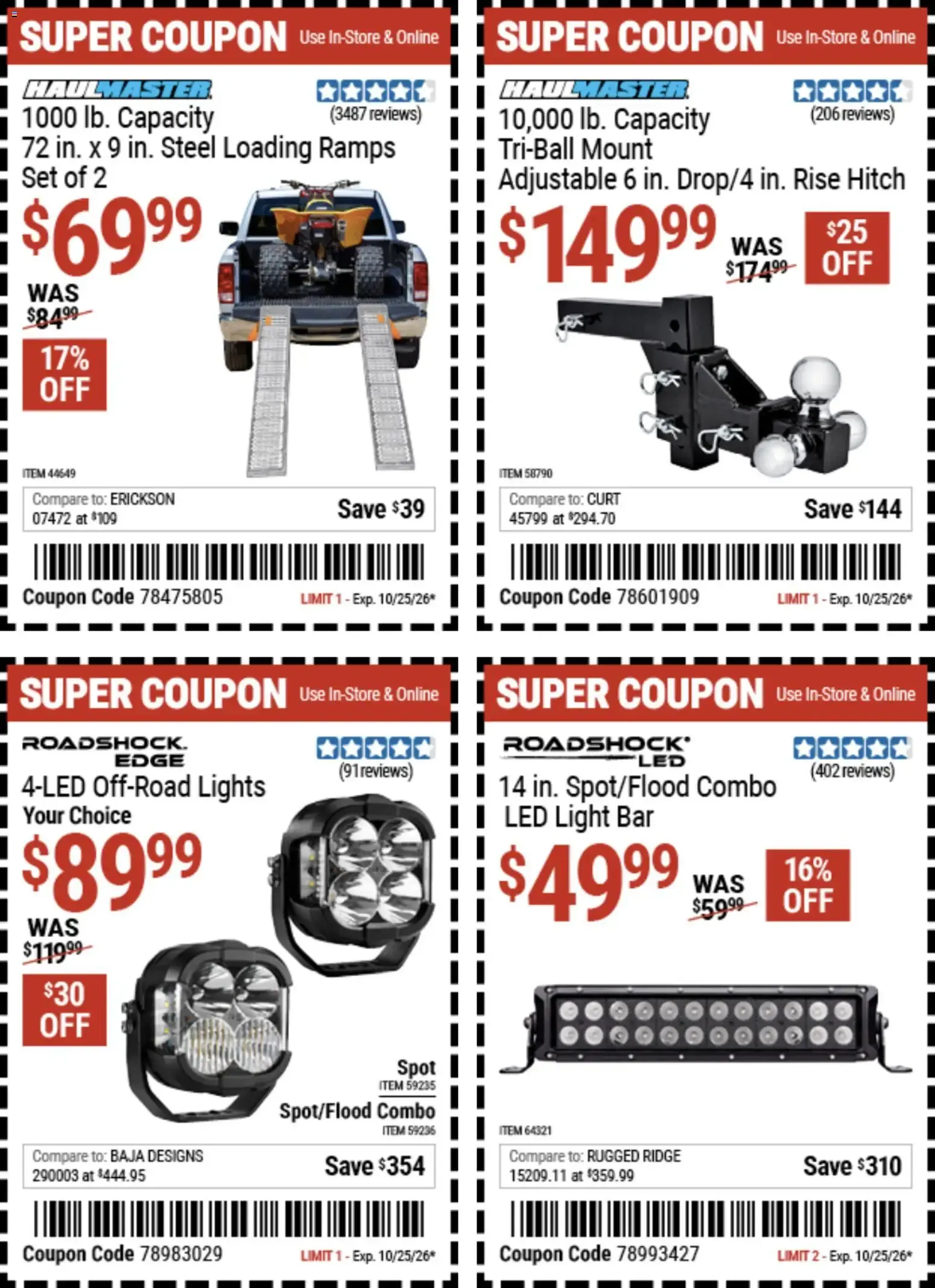 Weekly ad Harbor Freight Weekly Ad (10/12 - 10/25 2026) - Flyer from October 12 to October 25 2026 - Page 7