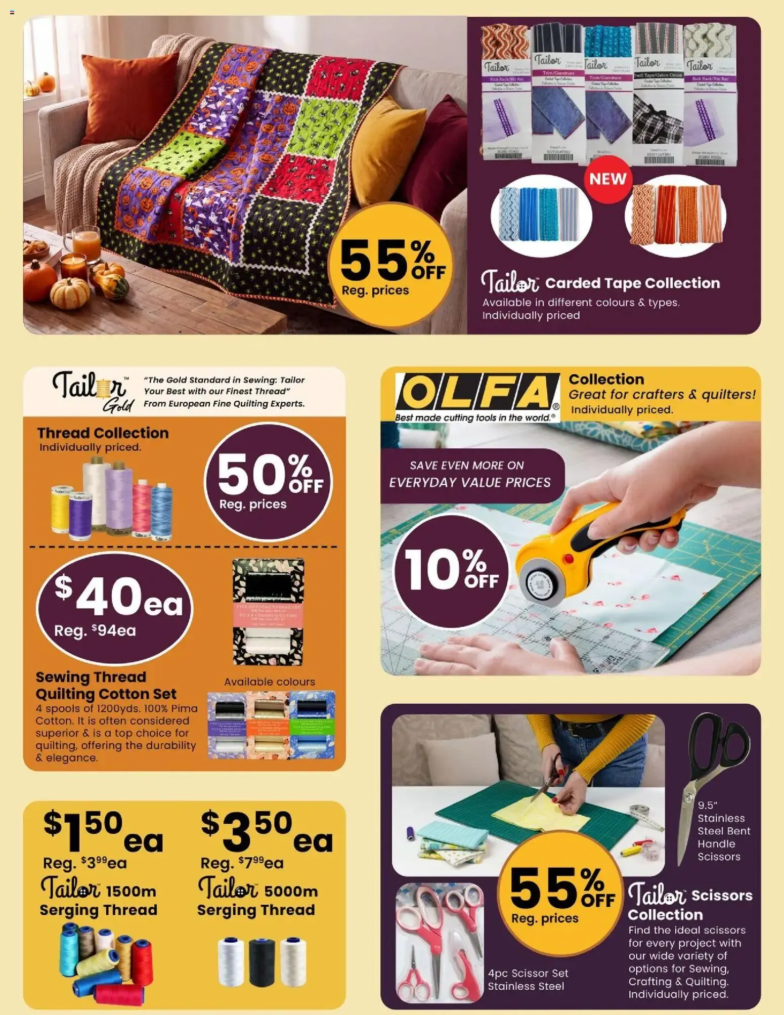 BACK TO Sewing SAVINGS from September 1 to September 30 2026 - flyer page 9