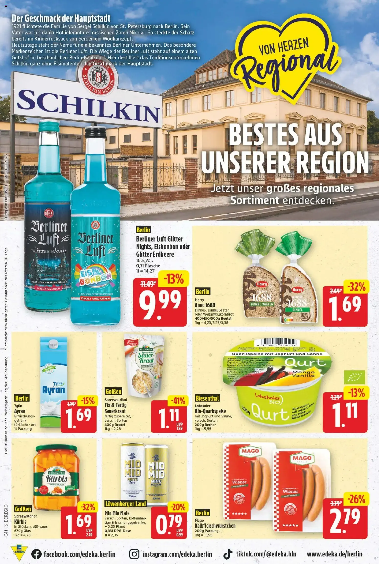 E center Prospekt (ab 05.10.2026) zum Blättern von 5. Oktober bis 10. Oktober 2026 - Prospekt seite 16