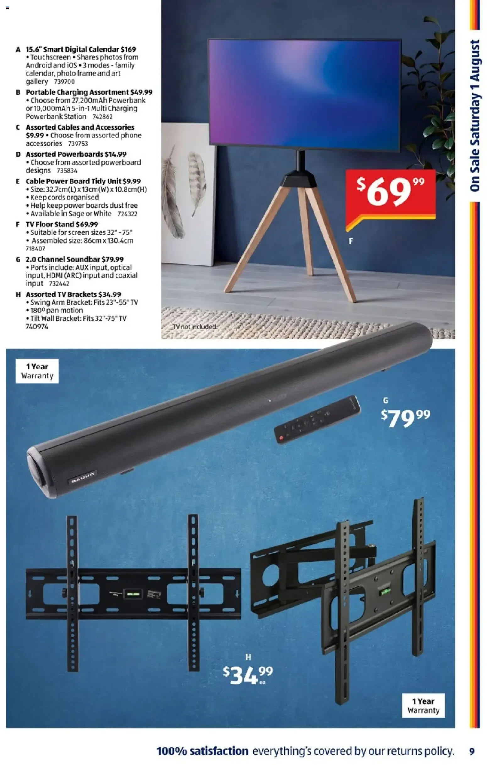 Aldi Special Buys: Big screen energy - Catalogue valid from 29 July to 11 August 2026 - page 9