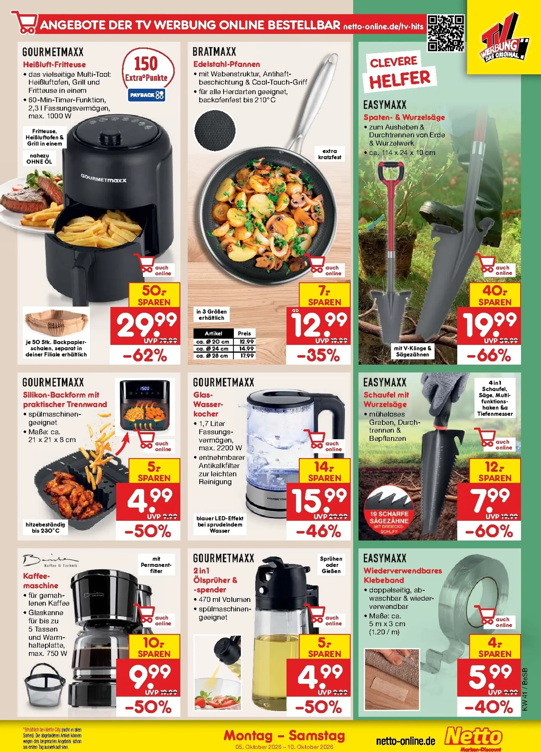Netto Marken Discount Prospekt – von Montag 05.10.2026 bis Samstag 10.10.2026 von 5. Oktober bis 10. Oktober 2026 - Prospekt seite 38