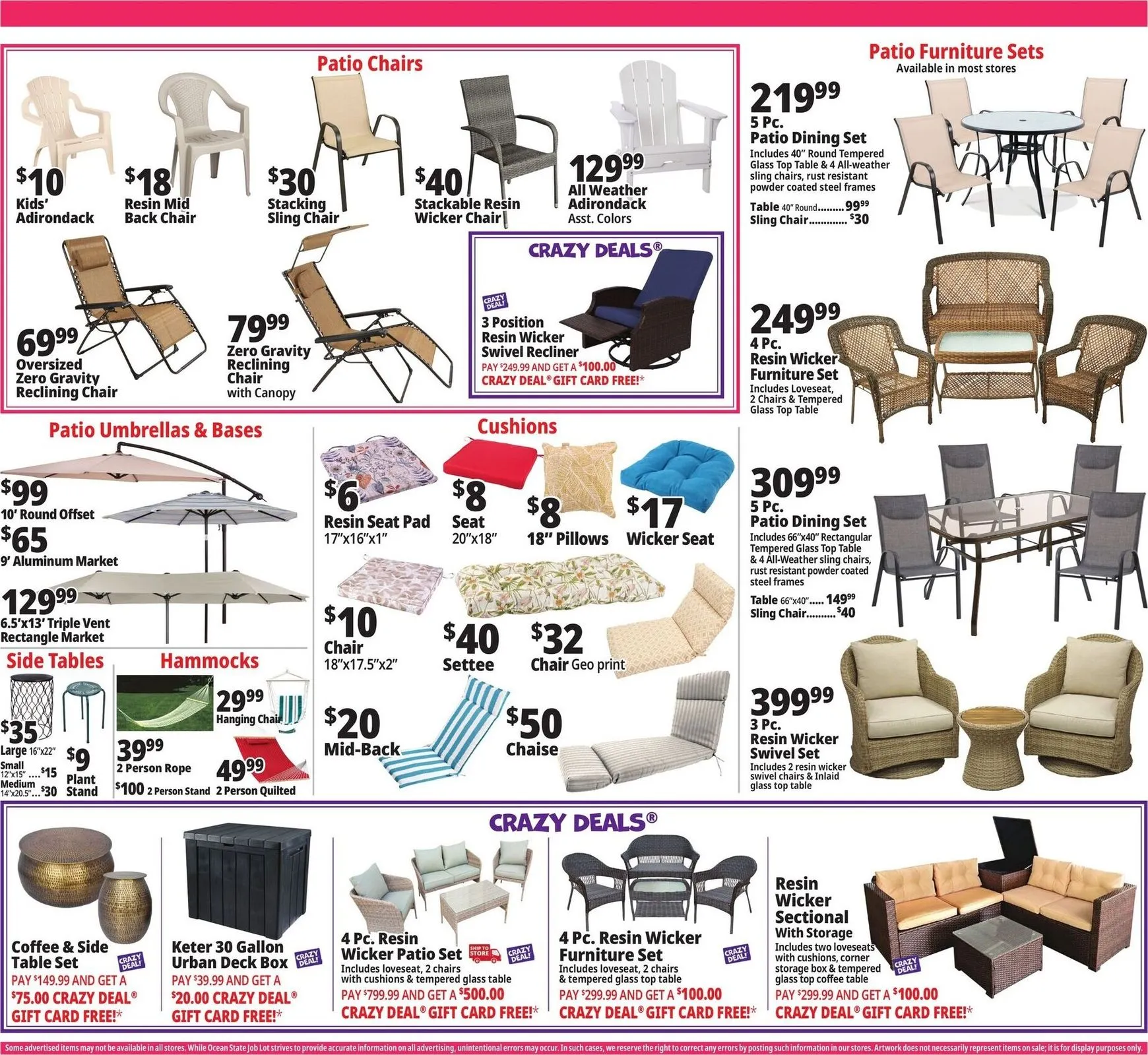 Weekly ad Current Ocean State Job Lot leaflet valid from Thursday 07/16/2026 to Wednesday 07/22/2026 from July 16 to July 22 2026 - Page 7