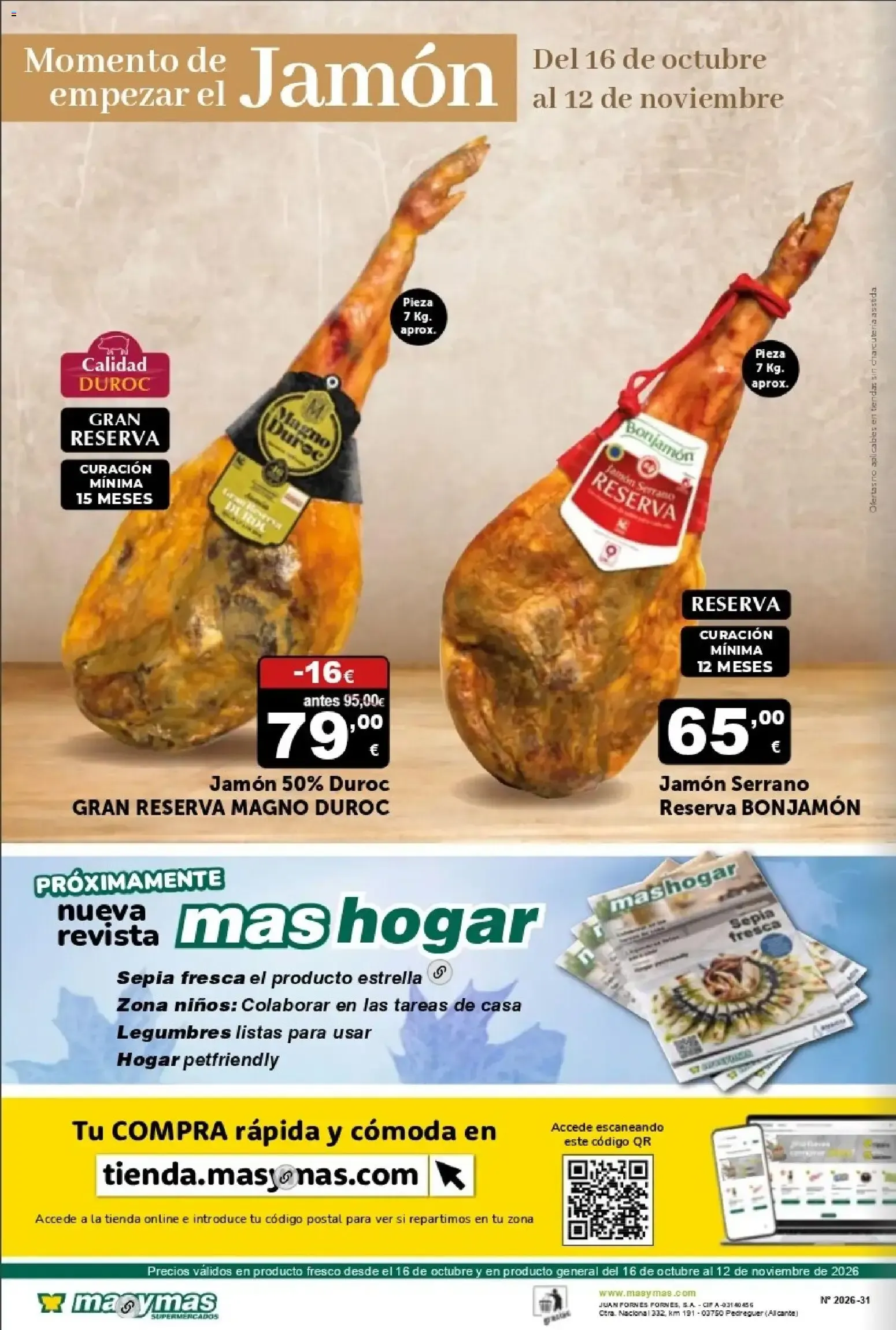 Catálogo de Masymas: El Ahorro de este Otoño 16 de octubre al 12 de noviembre 2026 - Página 20