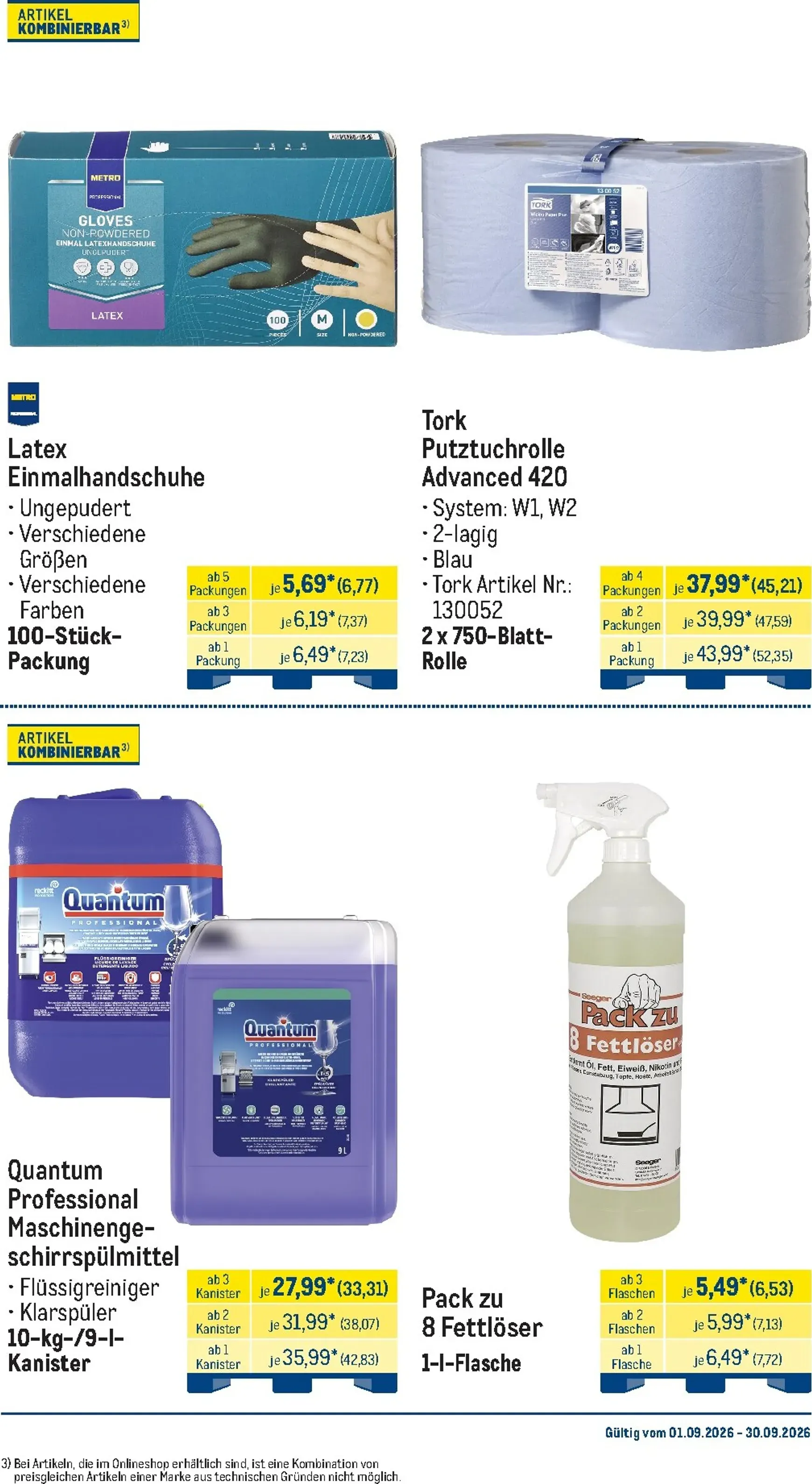 Metro - Monats Menü Prospekt – von Dienstag 01.09.2026 bis Mittwoch 30.09.2026 von 1. September bis 30. September 2026 - Prospekt seite 33