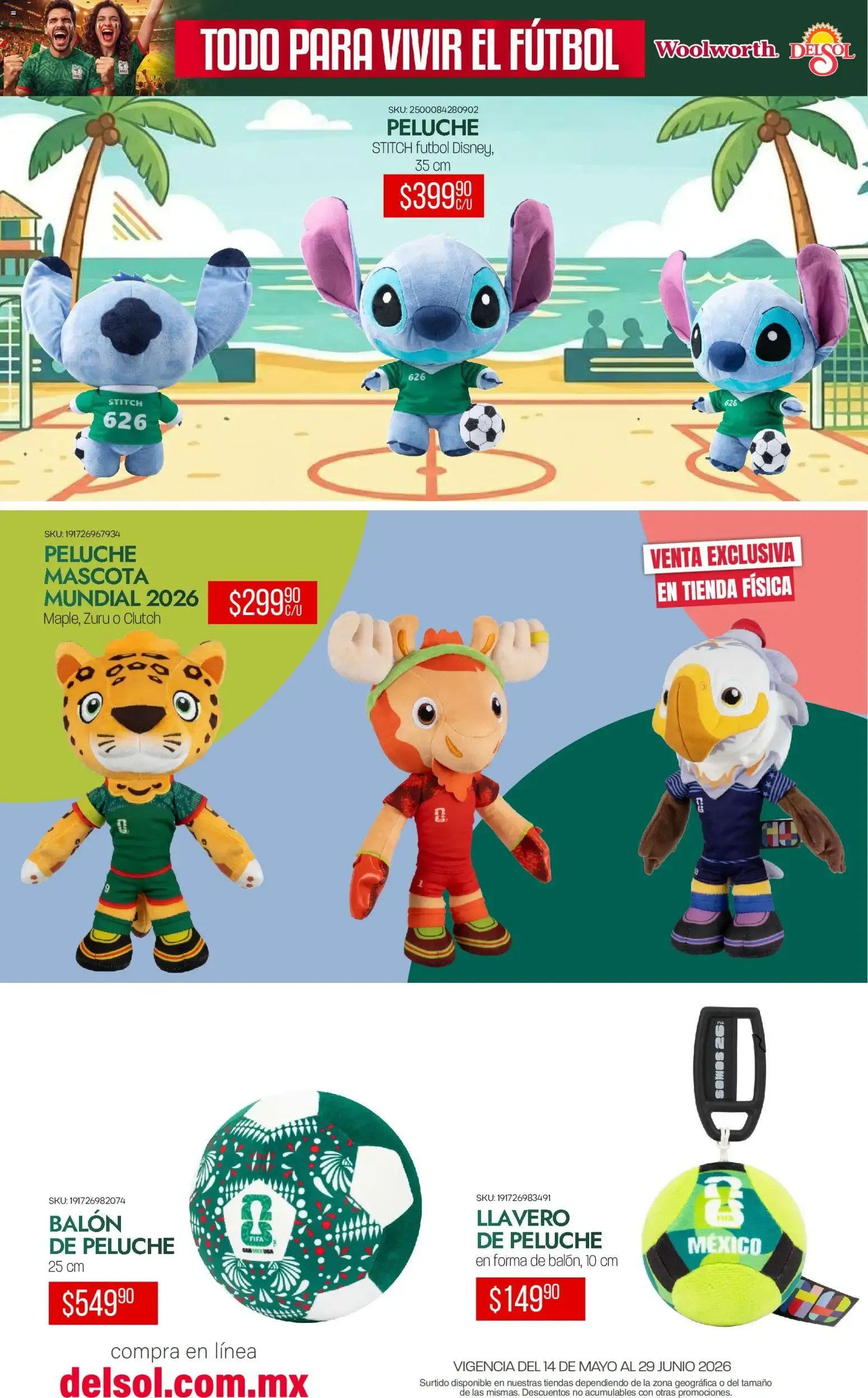 Catálogo de Del Sol y Woolworth catálogo Todo para vivir el fútbol (14/05/2026 - 29/06/2026) - catálogo en línea 14 de mayo al 29 de junio 2026 - Pagina 12