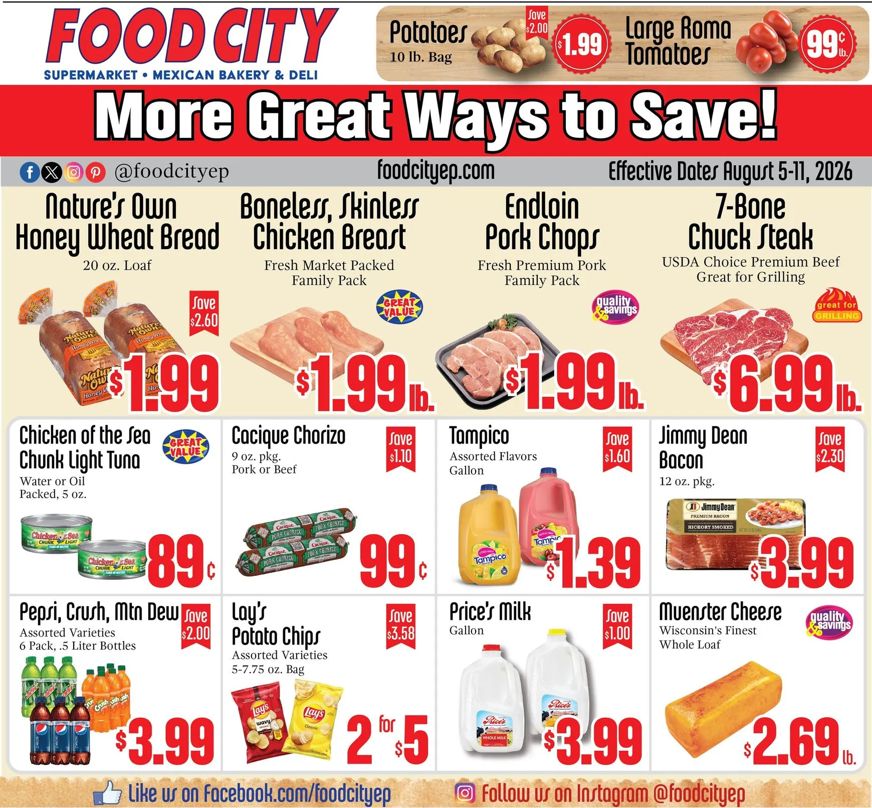 Weekly ad More Great Ways to Save! from August 5 to August 11 2026 - Page 1