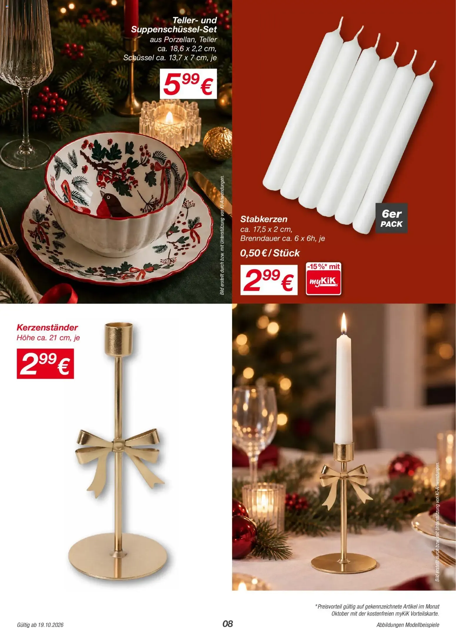 Mehr Weihnachts-Zauber für dein Zuhause von 19. Oktober bis 2. November 2026 - Prospekt seite 8