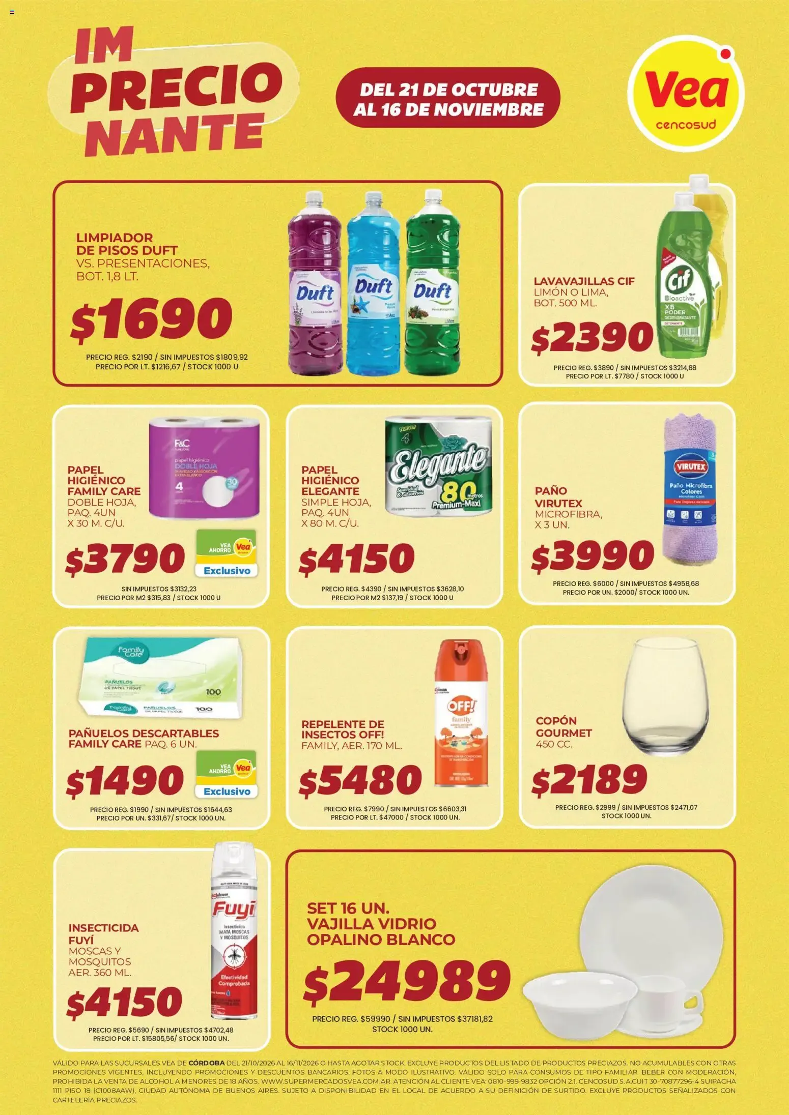 Ofertas de Vea - Folleto imPRECIOnante Córdoba del 21/10/2026 - 16/11/2026 21 de octubre al 16 de noviembre 2026 - Página 13 del catálogo
