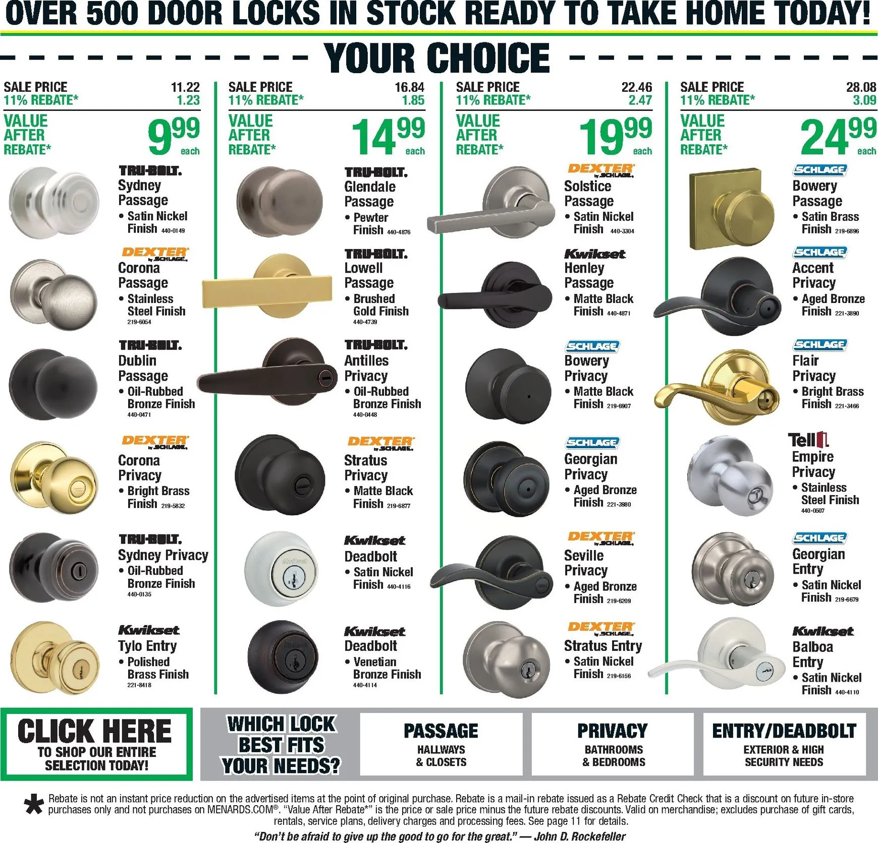 Weekly promotion Menards: 11% Rebate & Fall Decor spanning from August 20 to August 30 2026 - Page 9 for Catalogue 365