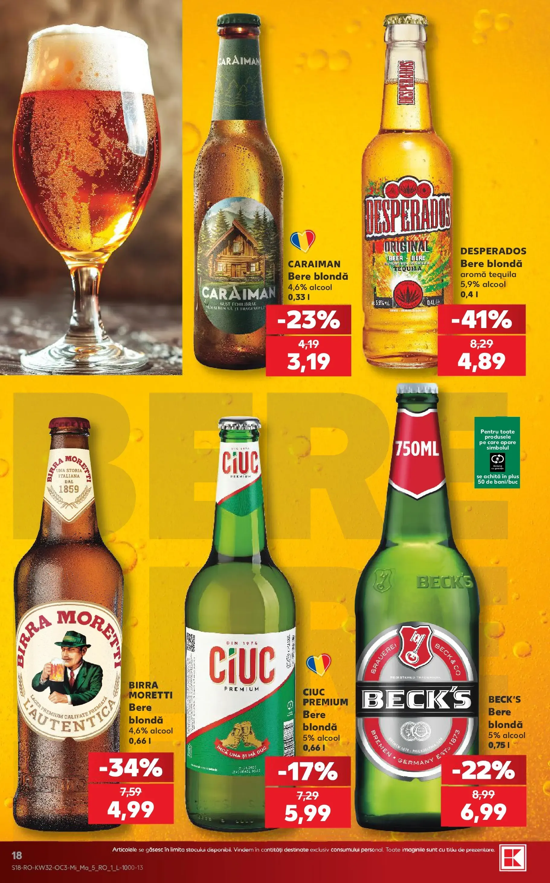 Catalog Kaufland: Un grătar reușit și berea potrivită de la 5 august până la 11 august 2026 - Revista Pagina 18