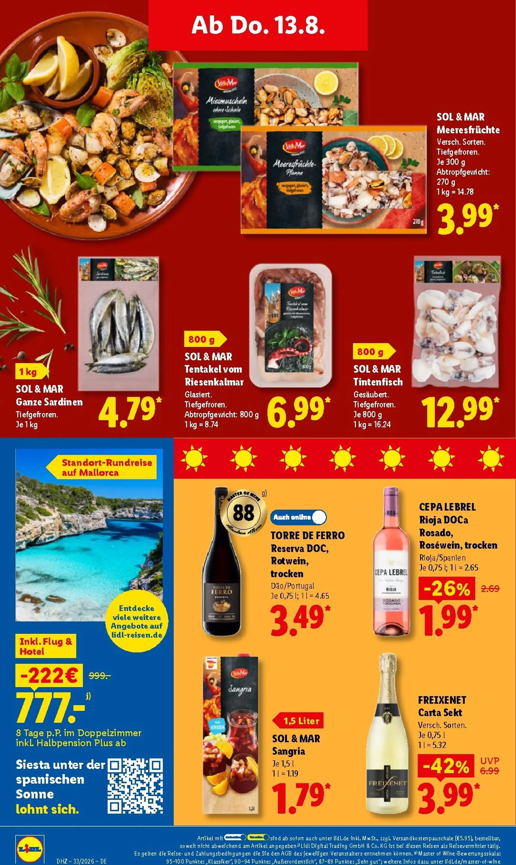 Lidl: Sparen beim Preisführer, Spanische Woche & Sale von 10. August bis 15. August 2026 - Prospekt seite 57