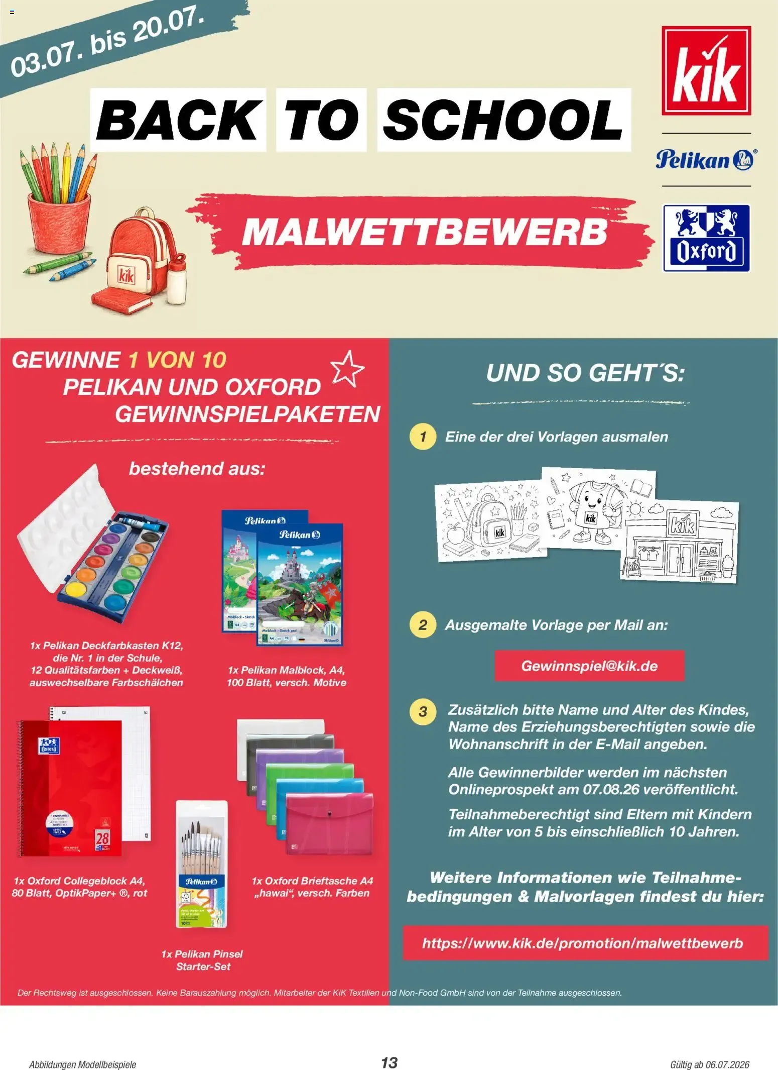Kleine Helden werden gross - Paw Patrol Artikel von 6. Juli bis 10. August 2026 - Prospekt seite 13